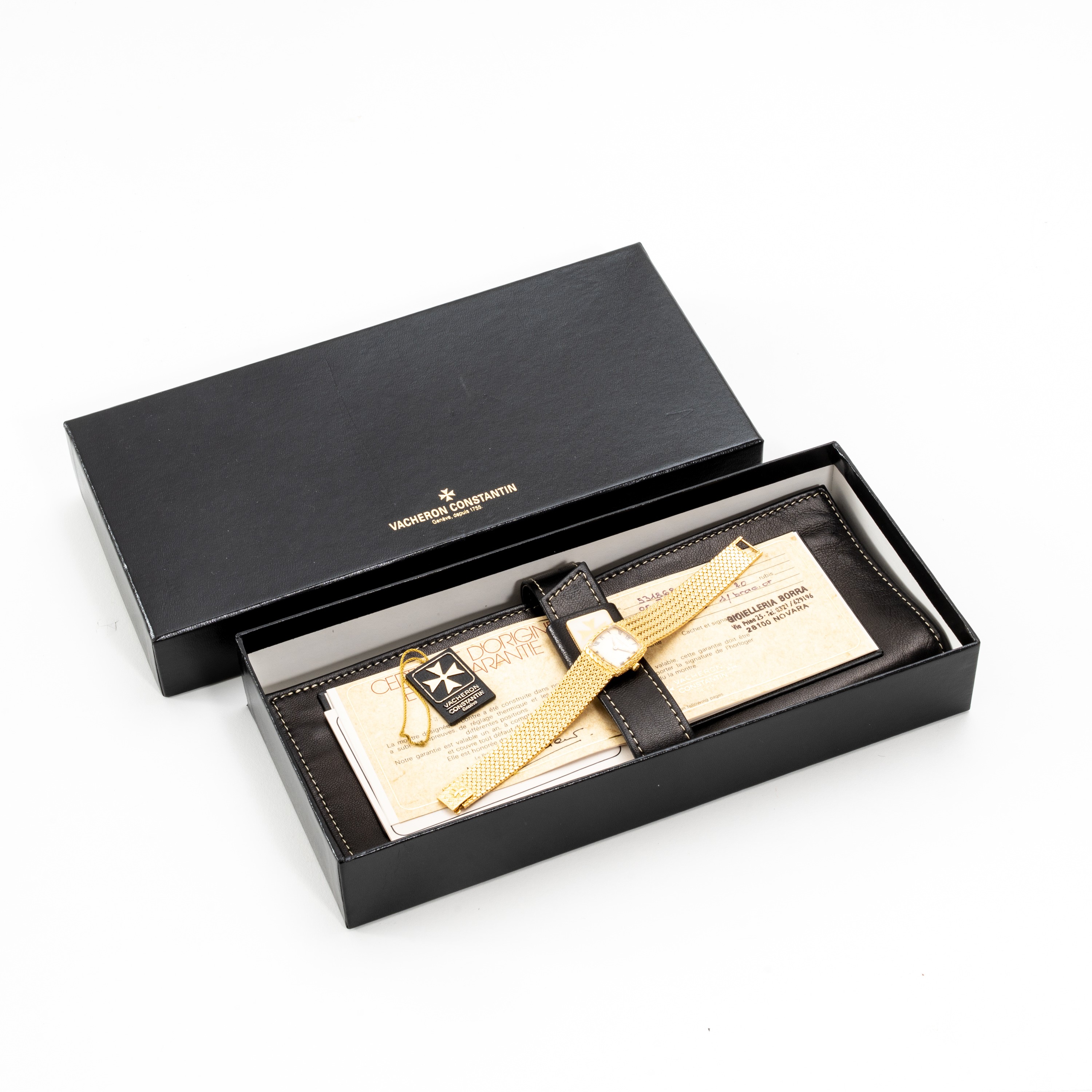 Vacheron Constantin - Orologio da polso solo tempo a carica manuale in oro giallo 18 kt con bracc...