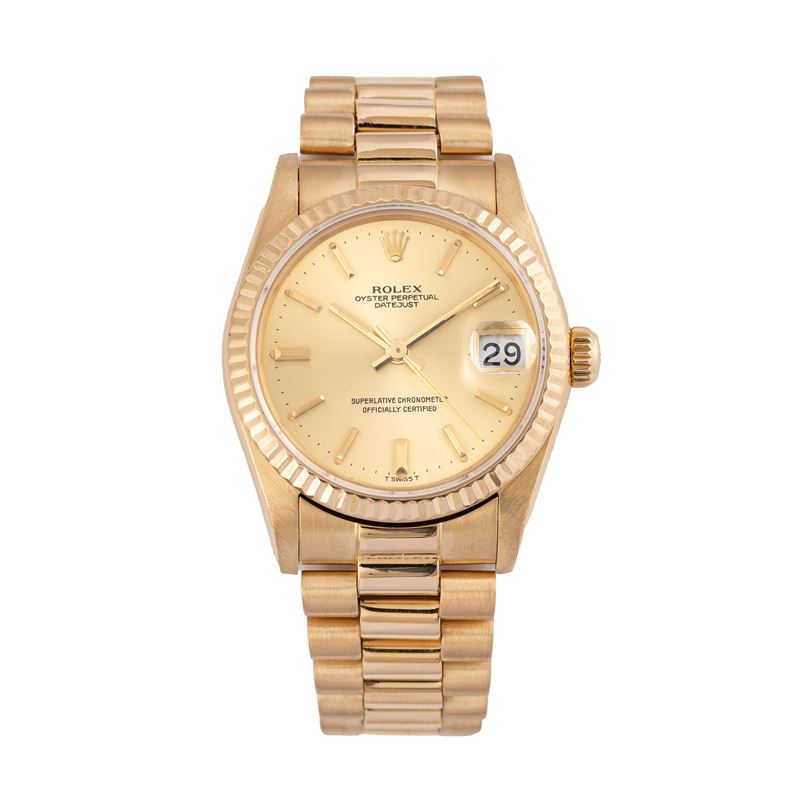 Rolex - Datejust 68278 (1983) — orologio solo tempo automatico in oro giallo 18 kt