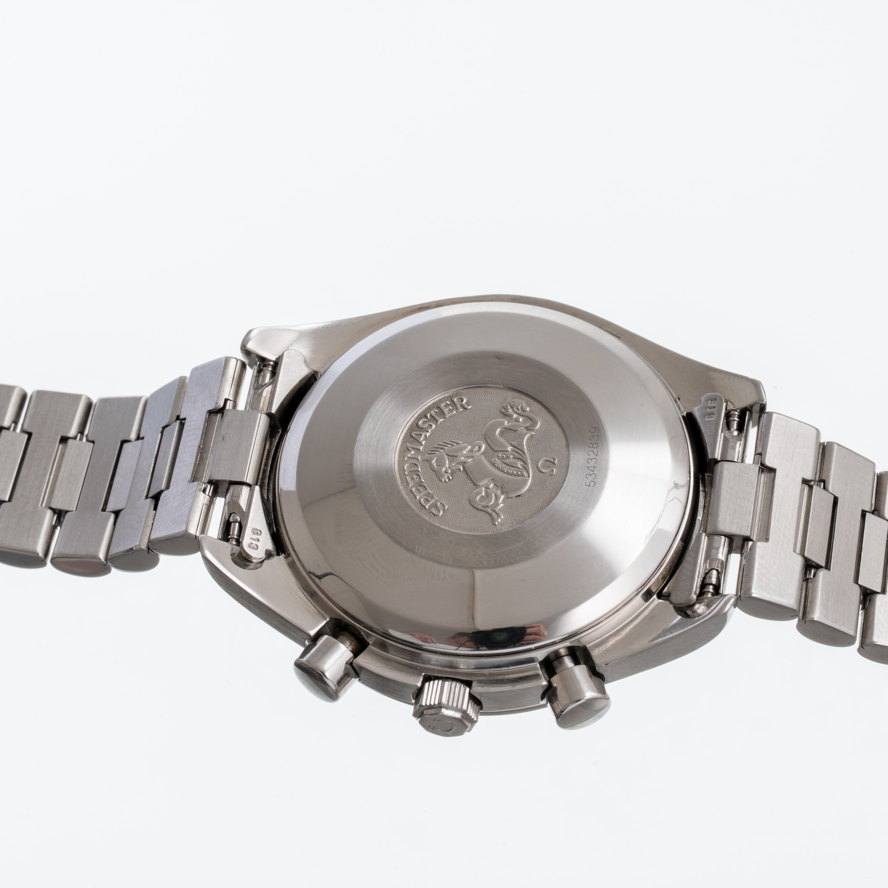 Omega - Speedmaster Automatic Date Cronografo in acciaio con quadrante nero