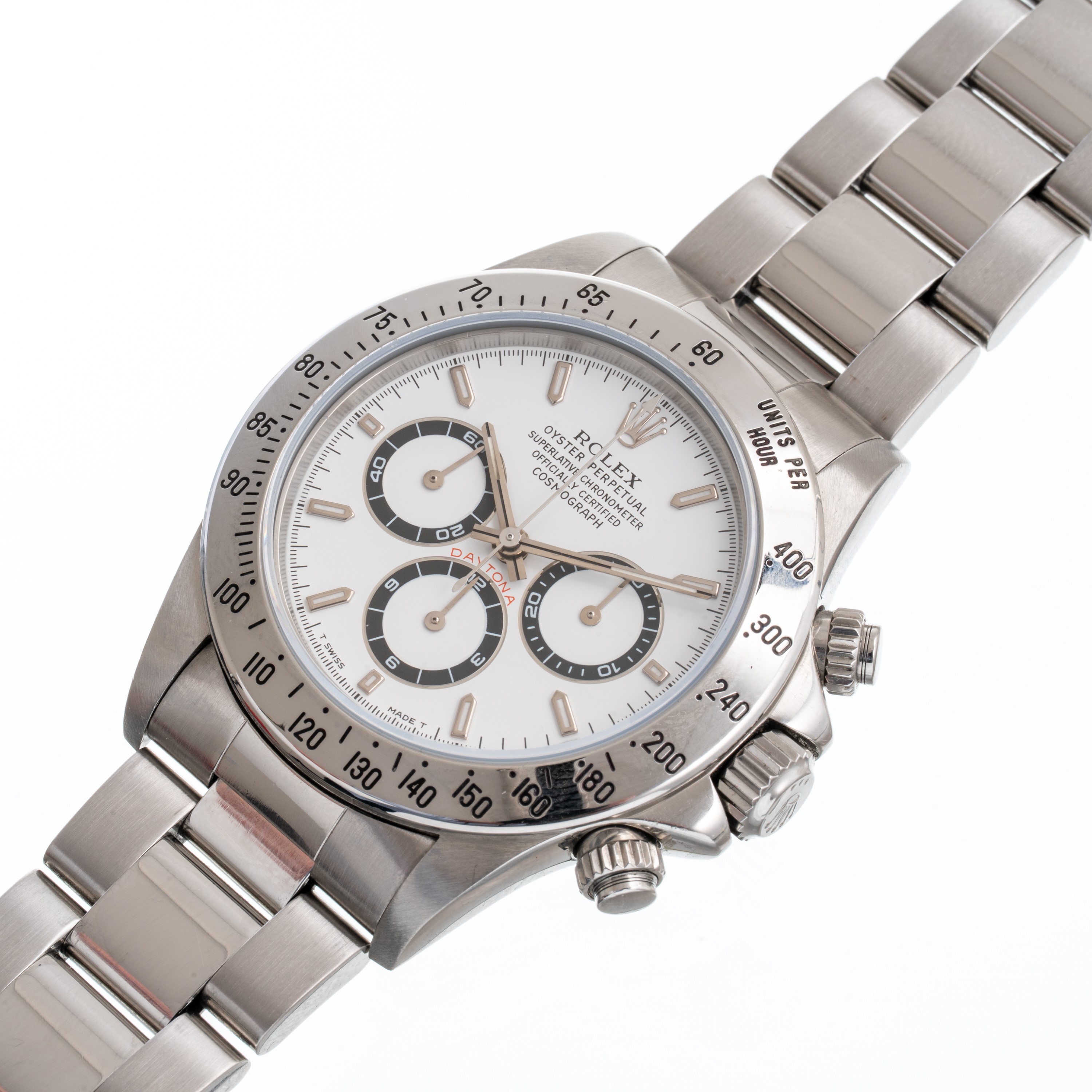 Rolex - Daytona 16520, cronografo automatico in acciaio con quadrante bianco (1997)