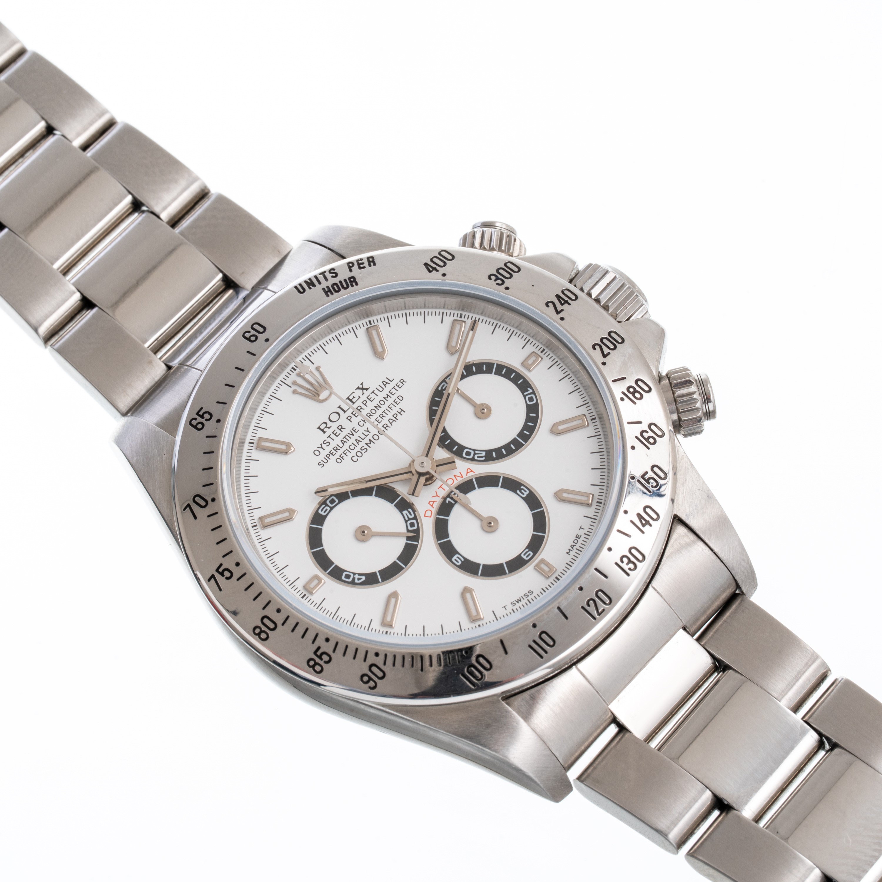 Rolex - Daytona 16520, cronografo automatico in acciaio con quadrante bianco (1997)
