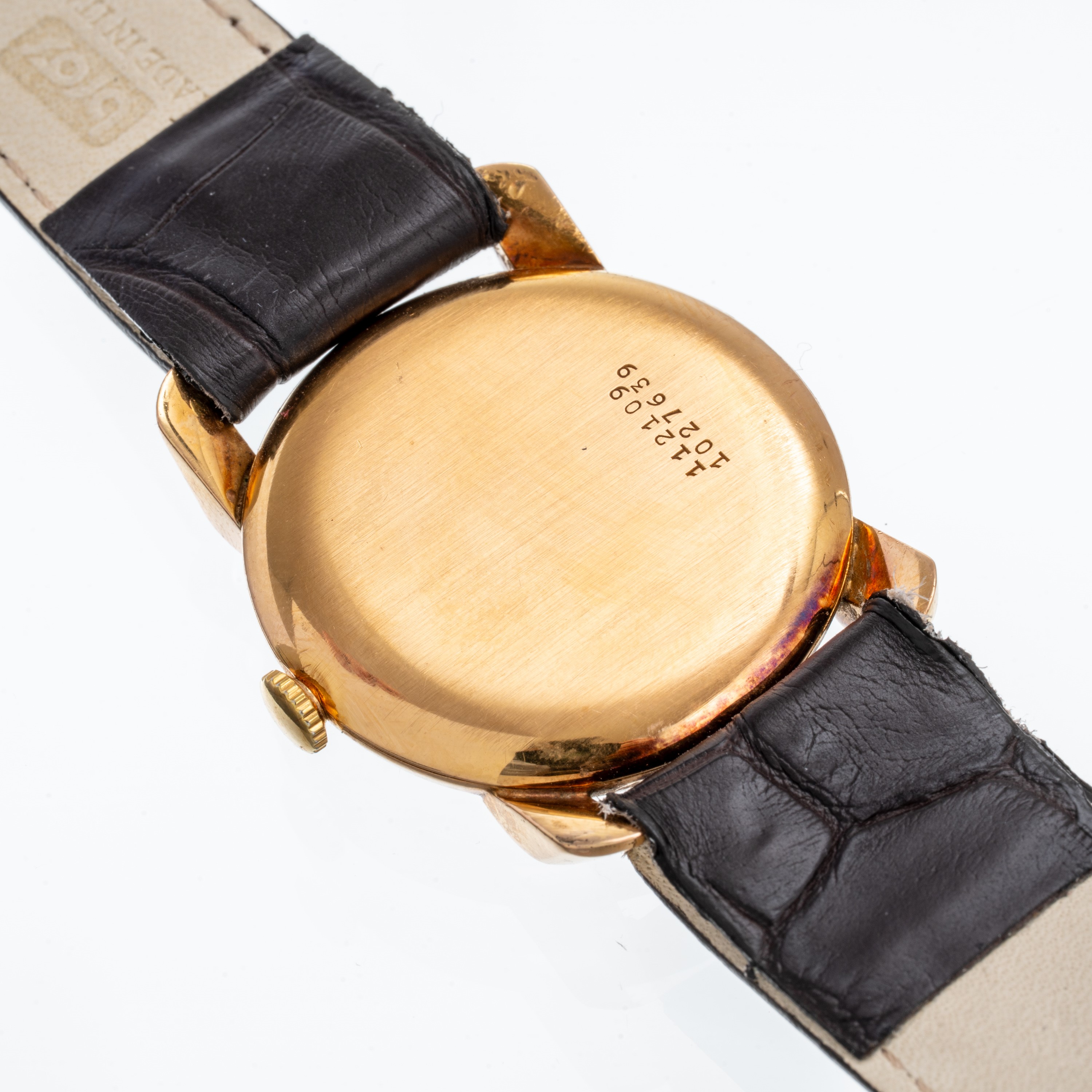 Universal Geneve - Calatrava 112109, orologio solo tempo in oro giallo 18 kt con quadrante bitona...