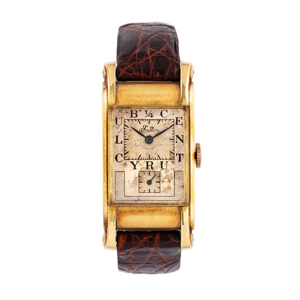 ROLEX - ROLEX - 1/4 CENTURY CLUB OROLOGIO SOLO TEMPO A CARICA MANUALE IN ORO GIALLO 14KT CON QUADRANE BITONALE E PICCOLI SECONDI AD ORE SEI