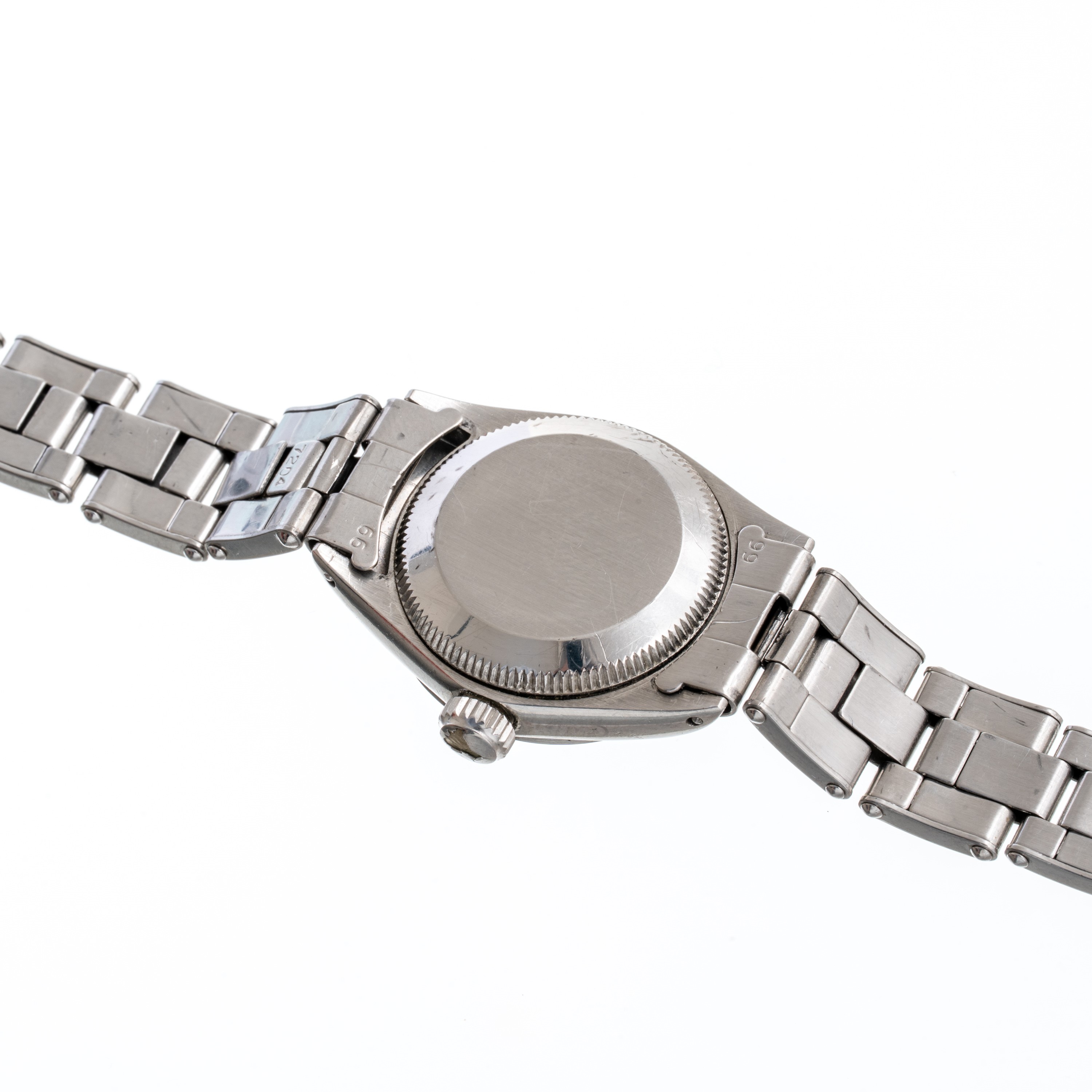 Rolex - Oyster Perpetual Date 6516 (solo tempo, carica automatica), quadrante nero “confetti”