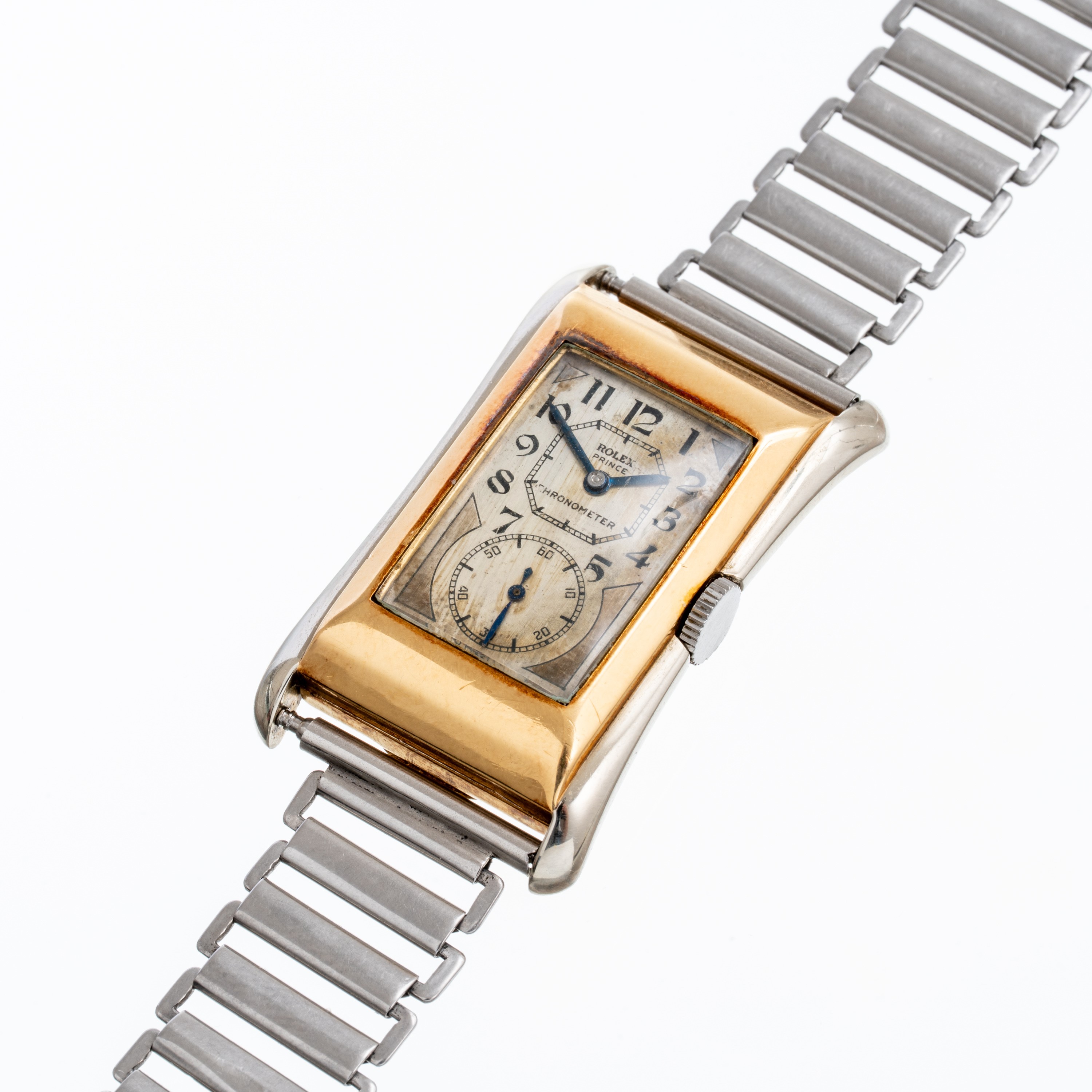 Rolex - Prince 971, orologio da polso “solo tempo” in oro giallo e oro bianco 18 kt