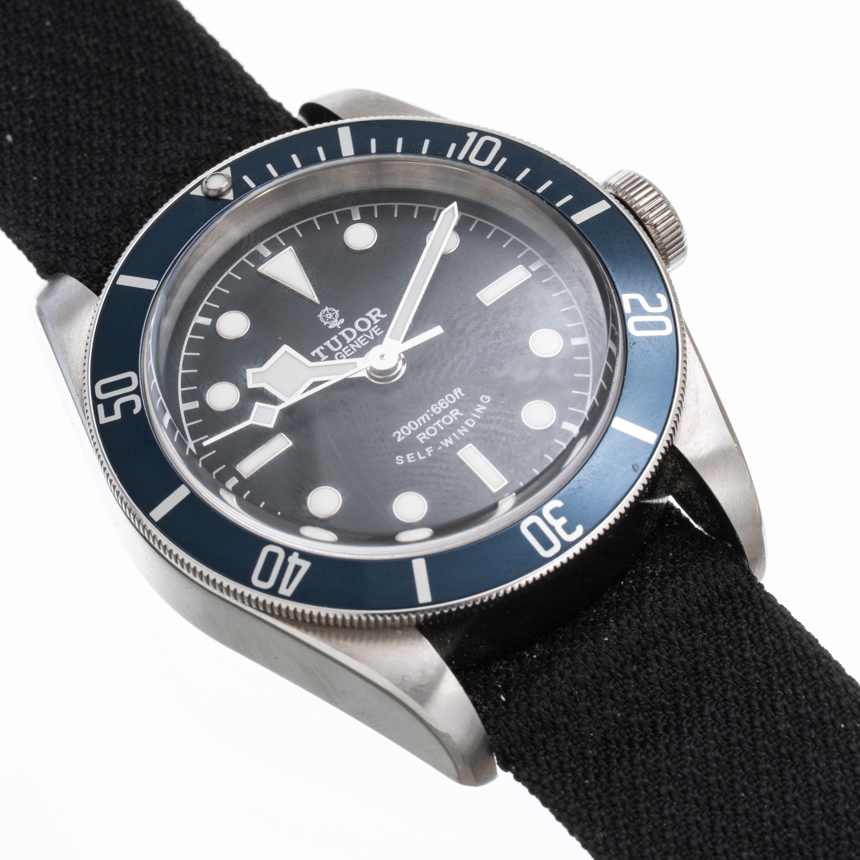 Tudor - Black Bay 79220, Orologio solo tempo automatico in acciaio con quadrante nero e ghiera bl...