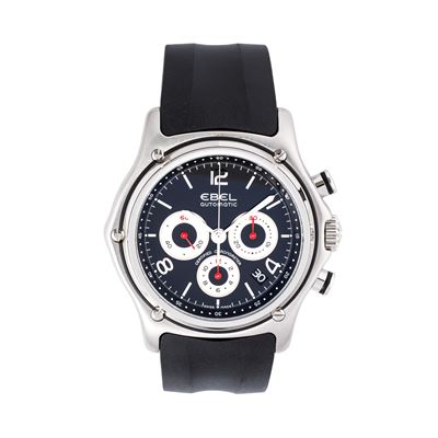 1911 Chronograph, cronografo automatico in acciaio con quadrante nero