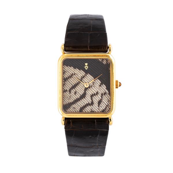 CORUM - CORUM - PAVONE OROLOGIO SOLO TEMPO A CARICA MANUALE IN ORO GIALLO 18KT CON QUADRANTE 'PAVONE'