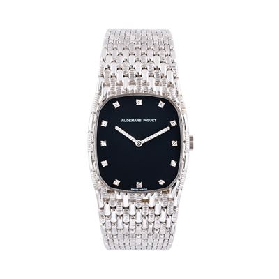 Cobra, orologio solo tempo in oro bianco 18 kt con movimento a carica manuale