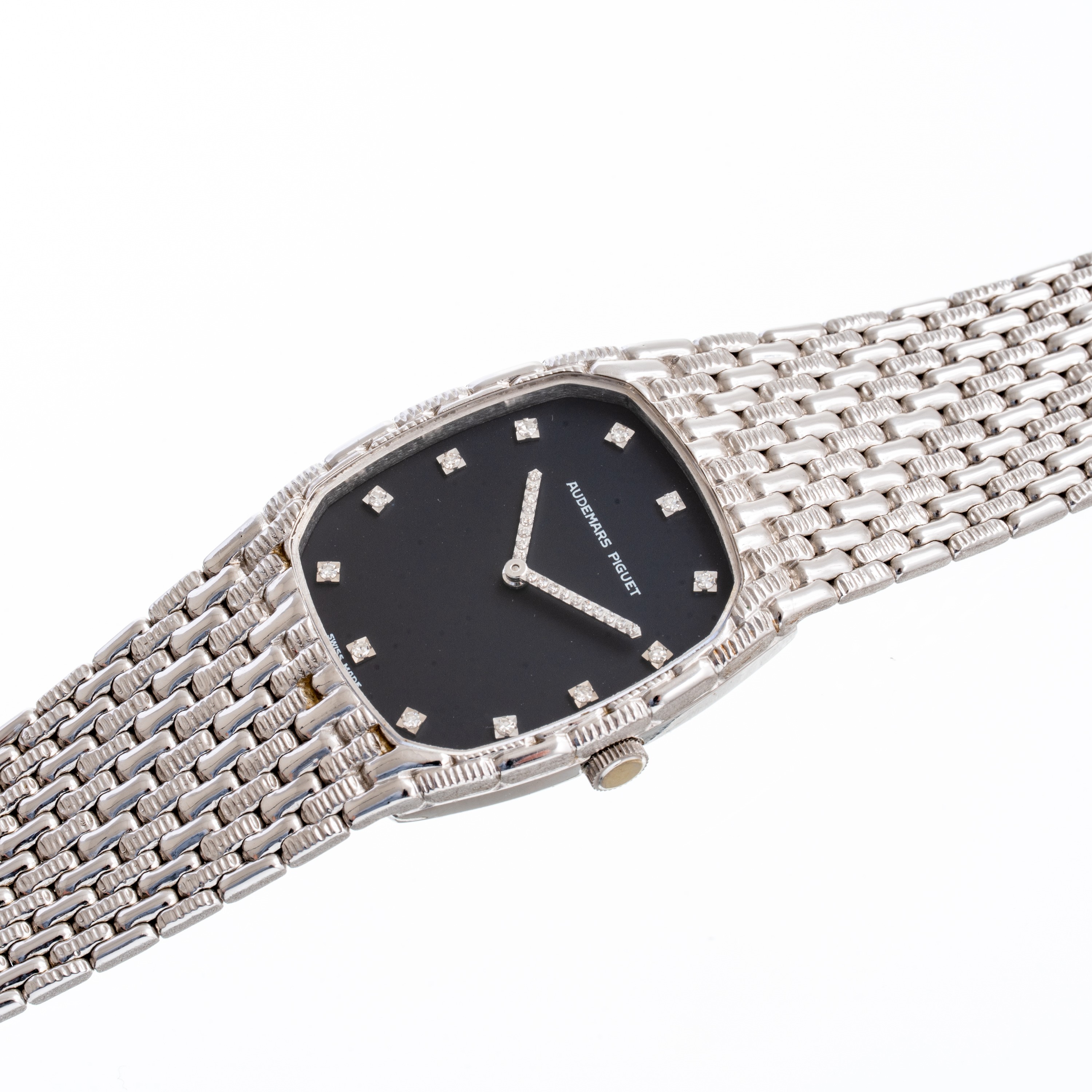 Audemars Piguet - Cobra, orologio solo tempo in oro bianco 18 kt con movimento a carica manuale