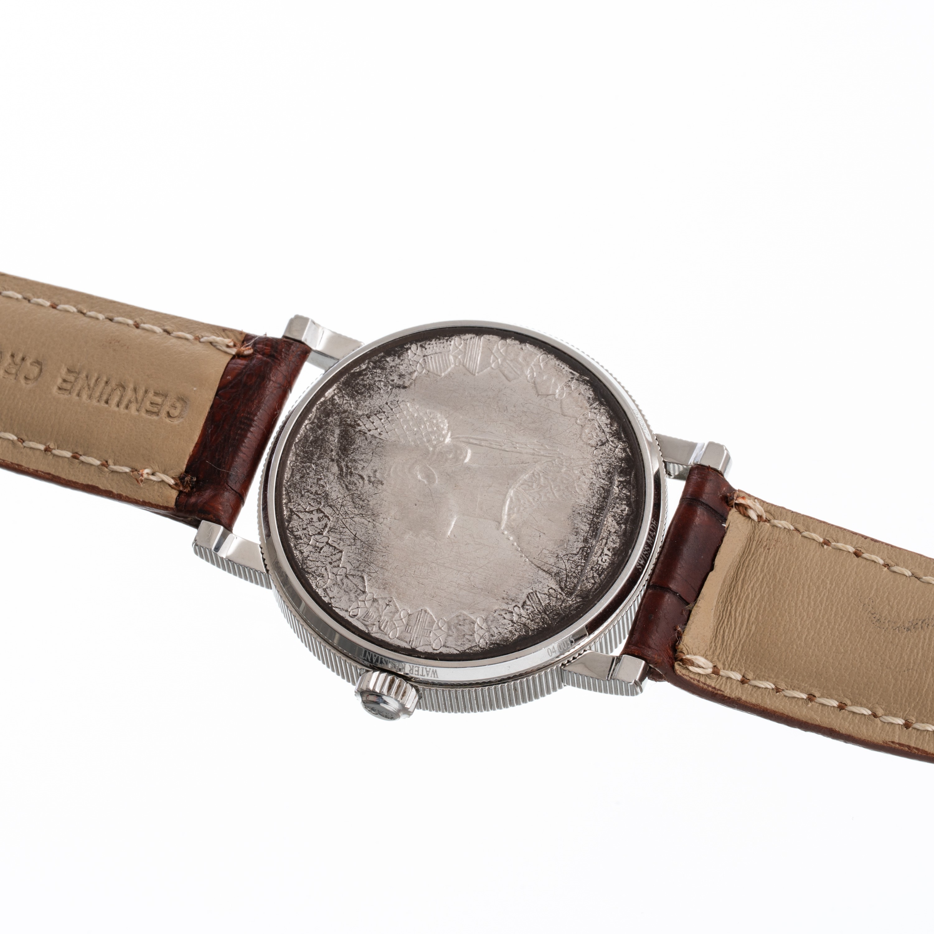 Corum - Orologio da polso “500 Lire” con quadrante a moneta in argento e fondello con moneta