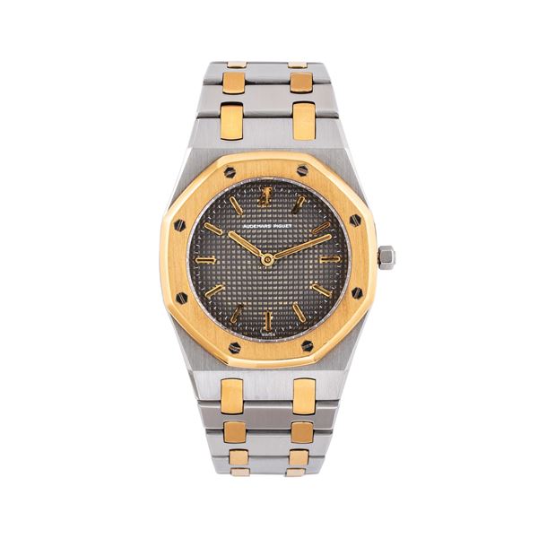 AUDEMARS PIGUET - AUDEMARS PIGUET - ROYAL OAK LADY OROLOGIO SOLO TEMPO AL QUARZO IN ACCIAIO E ORO GIALLO 18KT