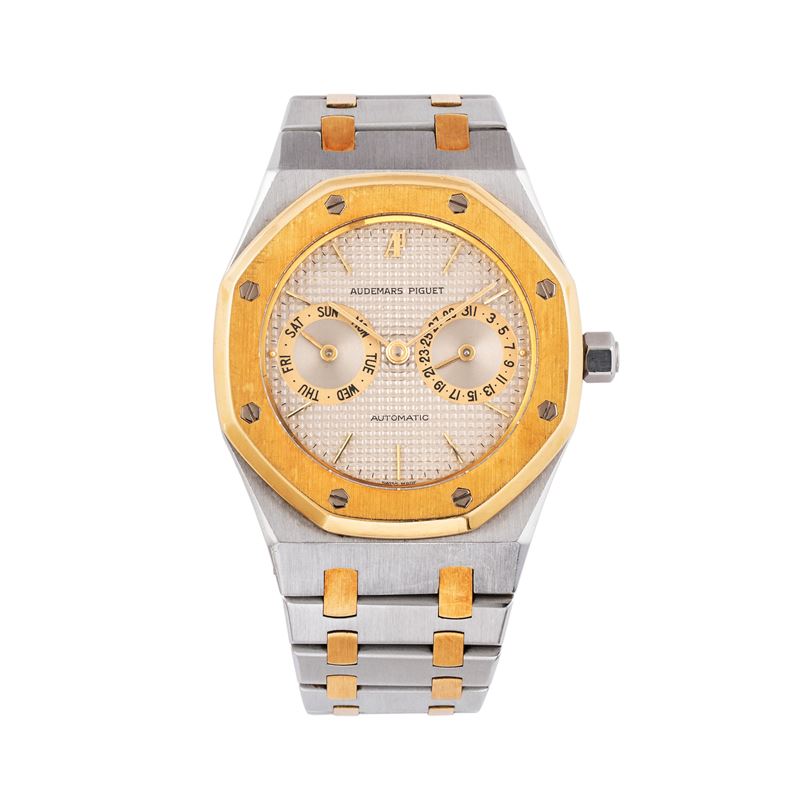 Audemars Piguet - Royal Oak Day-Date 25572SA, orologio automatico in acciaio e oro 18 kt