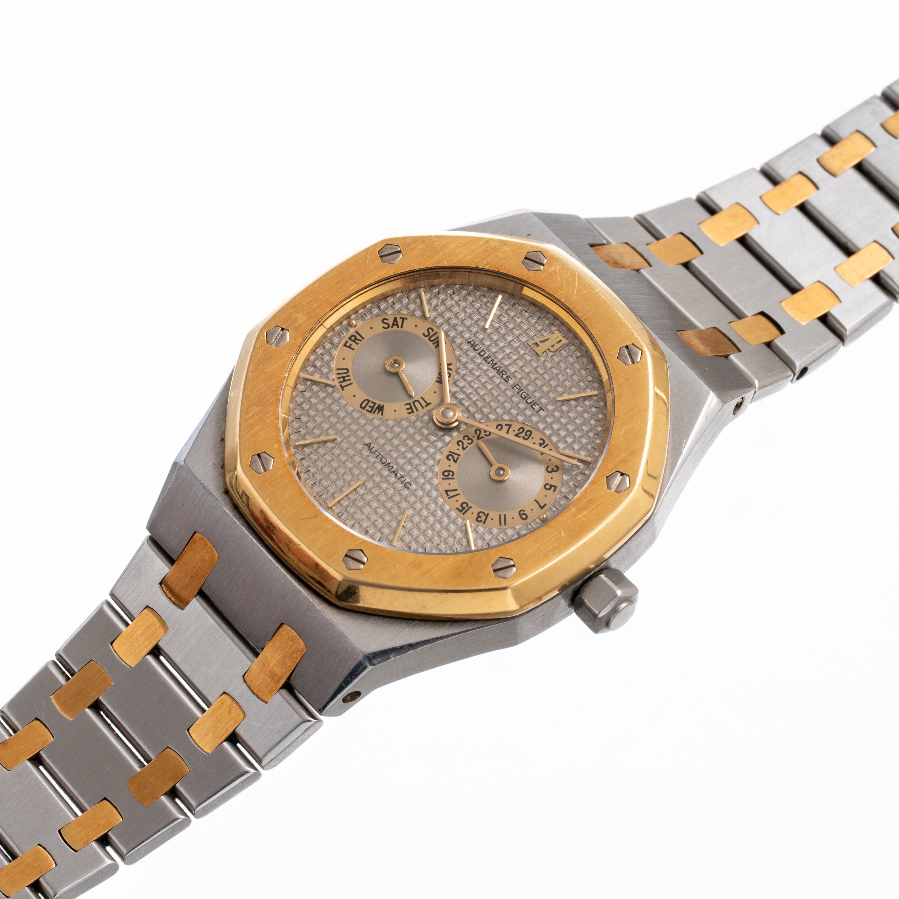Audemars Piguet - Royal Oak Day-Date 25572SA, orologio automatico in acciaio e oro 18 kt