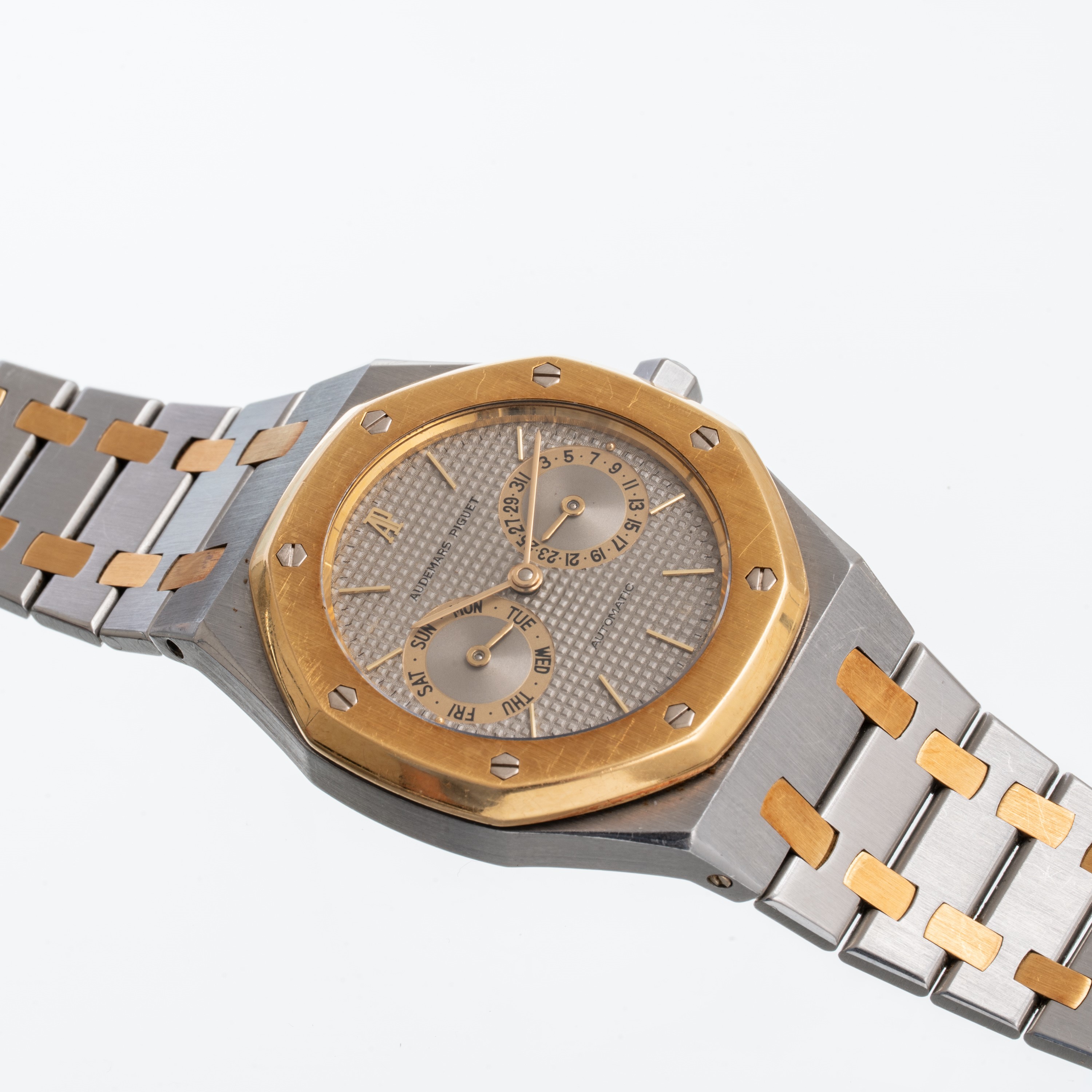 Audemars Piguet - Royal Oak Day-Date 25572SA, orologio automatico in acciaio e oro 18 kt