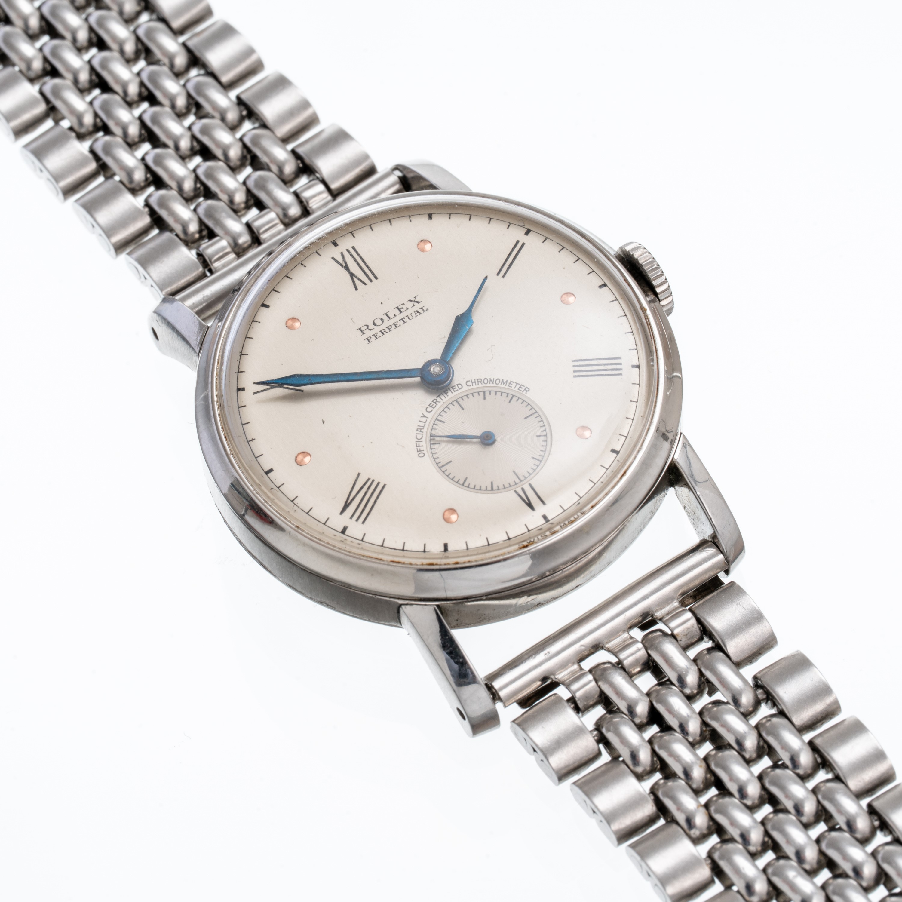 Rolex - Oyster Perpetual 4049, Solo tempo automatico in acciaio con piccoli secondi