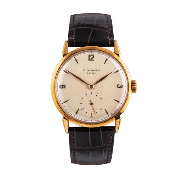 PATEK PHILIPPE - PATEK PHILIPPE - CALATRAVA OROLOGIO SOLO TEMPO IN ORO GIALLO 18KT A CARICA MANUALE E PICCOLI SECONDI AD ORE SEI