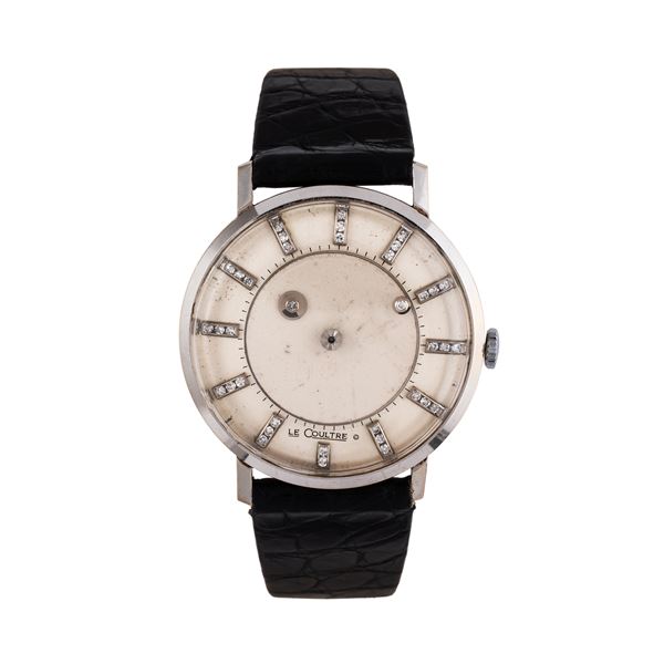 LE COULTRE - LE COULTRE - MYSTERY OROLOGIO MISTERIOSO A CARICA MANUALE IN ORO BIANCO 14KT REALIZZATO PER IL MERCATO AMERICANO