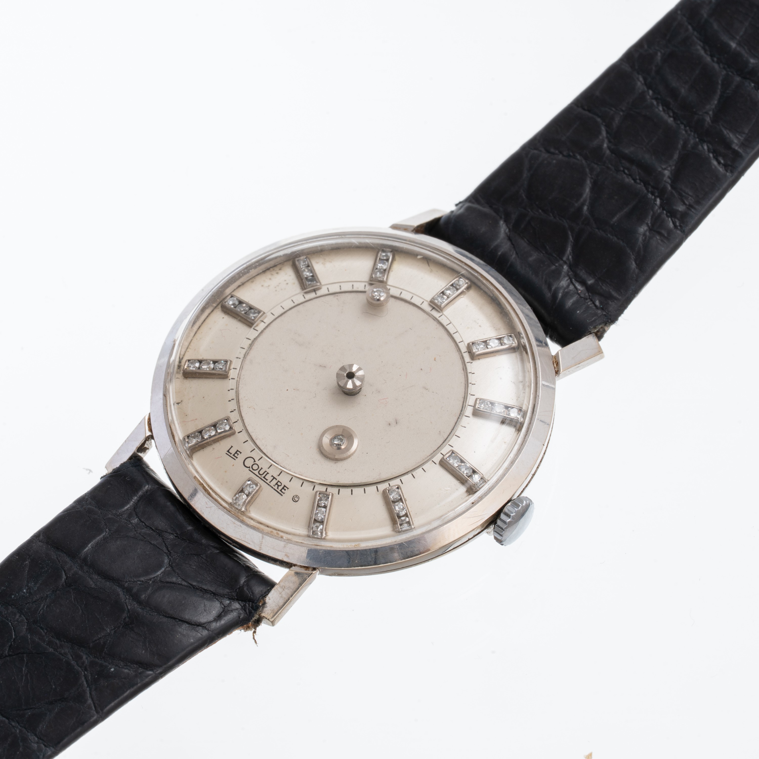 Le Coultre - Mystery, orologio da polso a carica manuale in oro bianco 14 kt