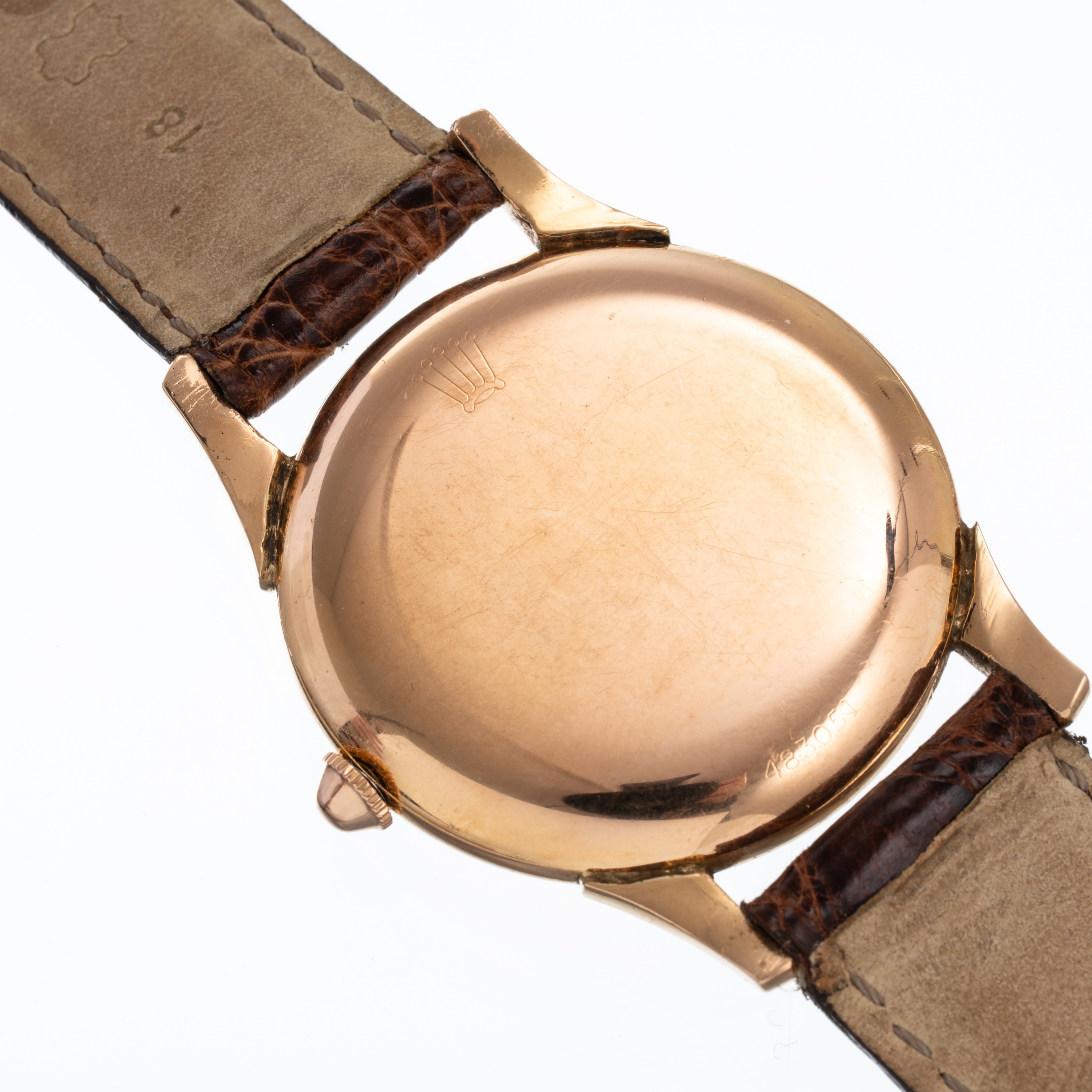 Rolex - Precision 4411, orologio da polso in oro rosa 18 kt con carica manuale