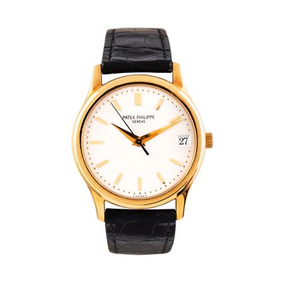 Calatrava 3998, orologio da polso in oro giallo 18 kt a carica automatica