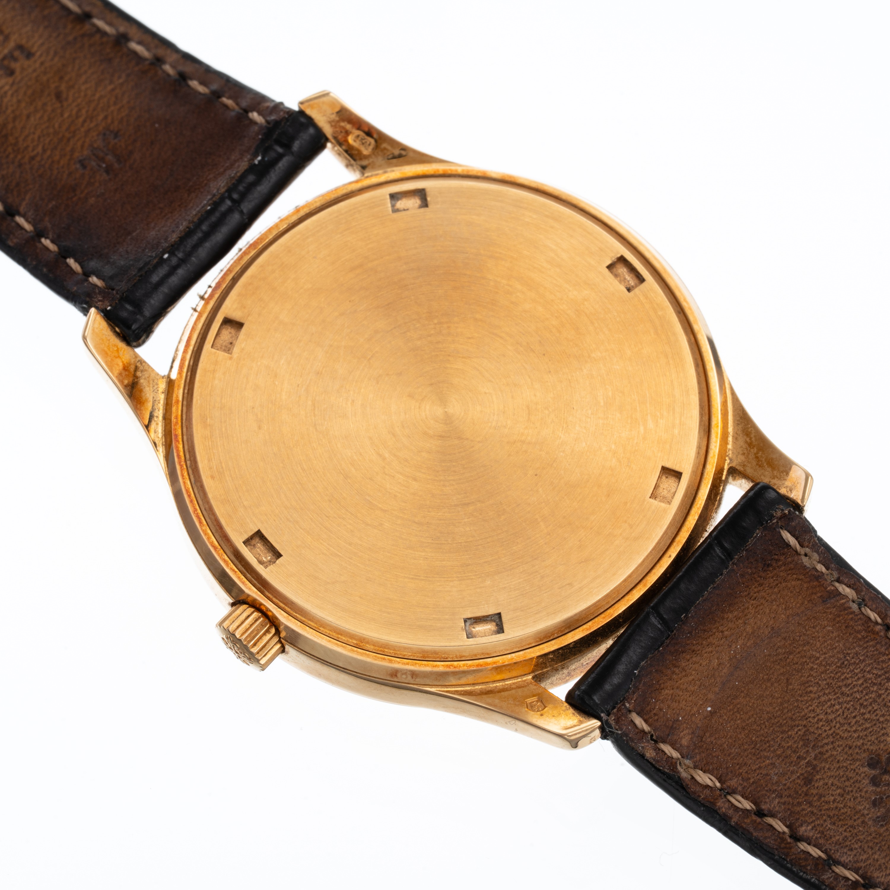 Patek Philippe - Calatrava 3998, orologio da polso in oro giallo 18 kt con quadrante argenté e da...