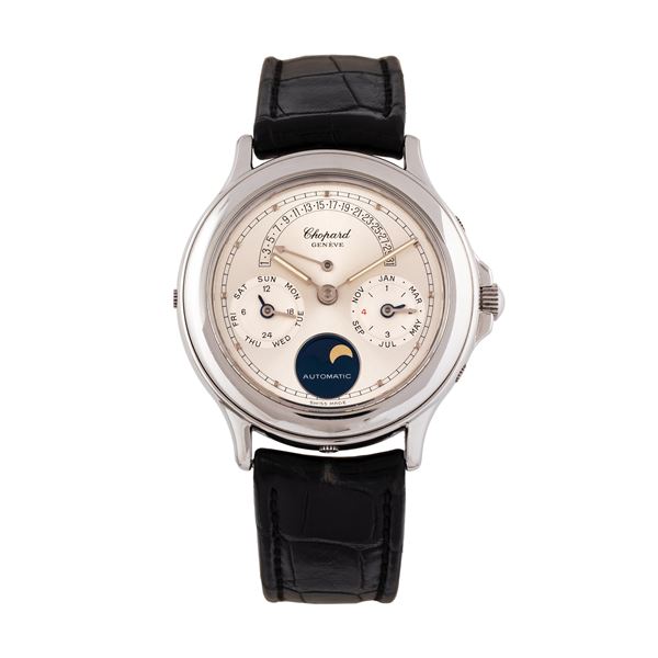 CHOPARD - CHOPARD - LUNA D'ORO CALENDARIO PERPETUO IN PLATINO A CARICA AUTOMATICA CON DATARIO RETROGRADO E FASI LUNA