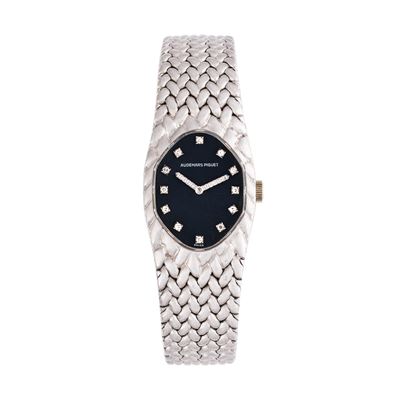 Mini Cobra, orologio solo tempo carica manuale in oro bianco 18 kt