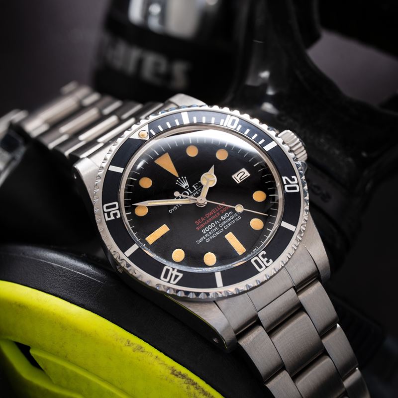 Rolex - Sea-Dweller ref. 1665, 1978 — orologio subacqueo automatico in acciaio con quadrante nero...