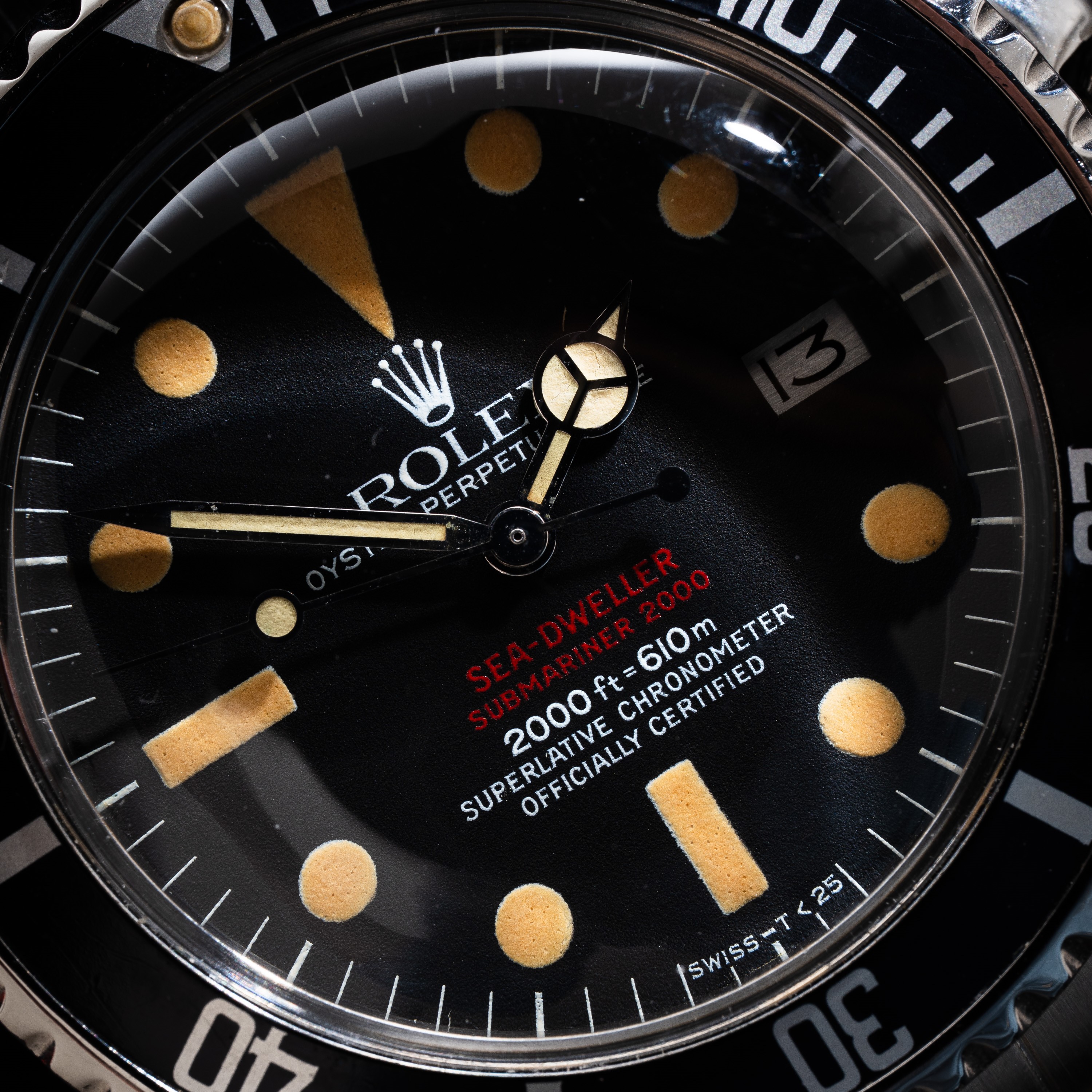 Rolex - Sea-Dweller ref. 1665, 1978 — orologio subacqueo automatico in acciaio con quadrante nero...