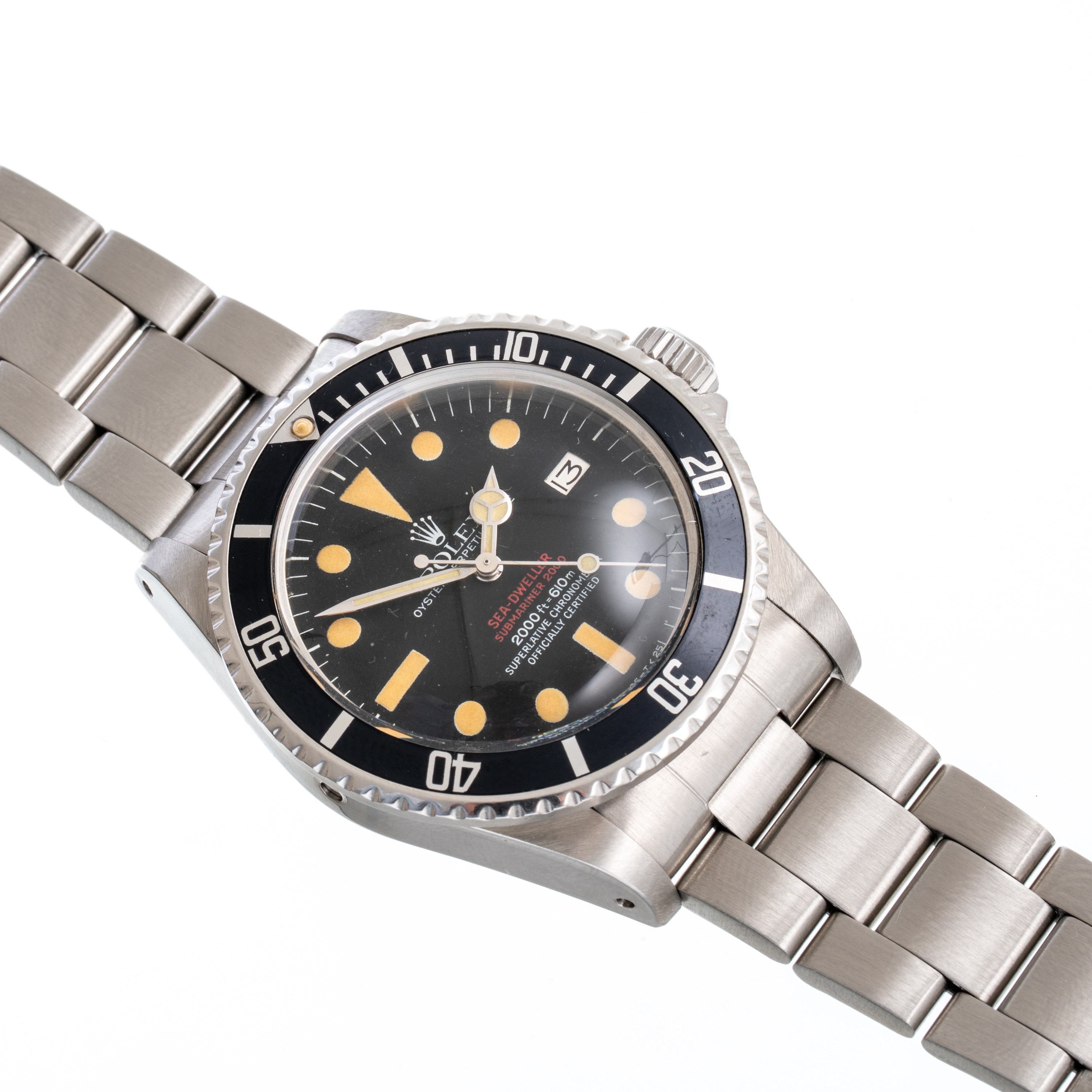 Rolex - Sea-Dweller ref. 1665, 1978 — orologio subacqueo automatico in acciaio con quadrante nero...