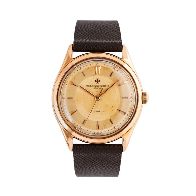Vacheron Constantin - Calatrava orologio solo tempo automatico in oro rosa 18 kt con quadrante bi...