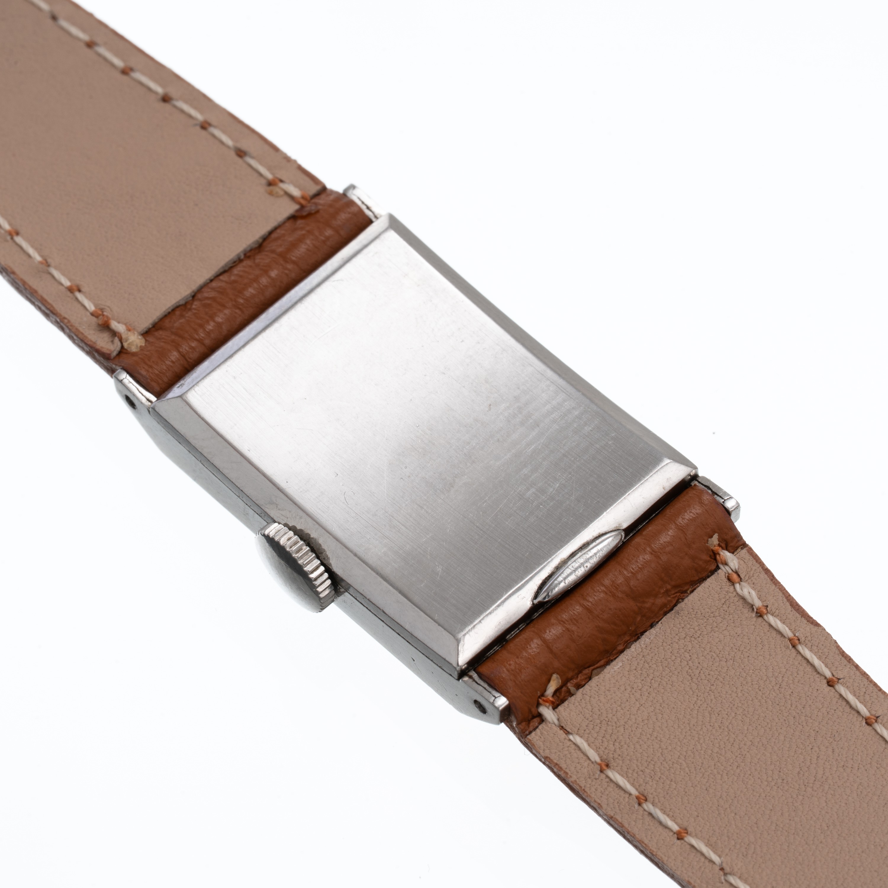Vacheron Constantin - Tank – orologio solo tempo a carica manuale in acciaio con piccoli secondi
