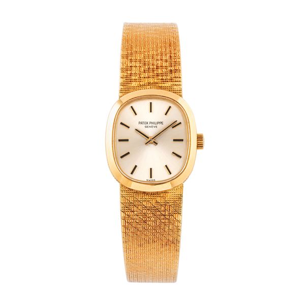 PATEK PHILIPPE - PATEK PHILIPPE - ELLIPSE OROLOGIO SOLO TEMPO IN ORO GIALLO 18 KT A CARICA MANUALE CON BRACCIALE INTEGRATO IN ORO GIALLO 18 KT