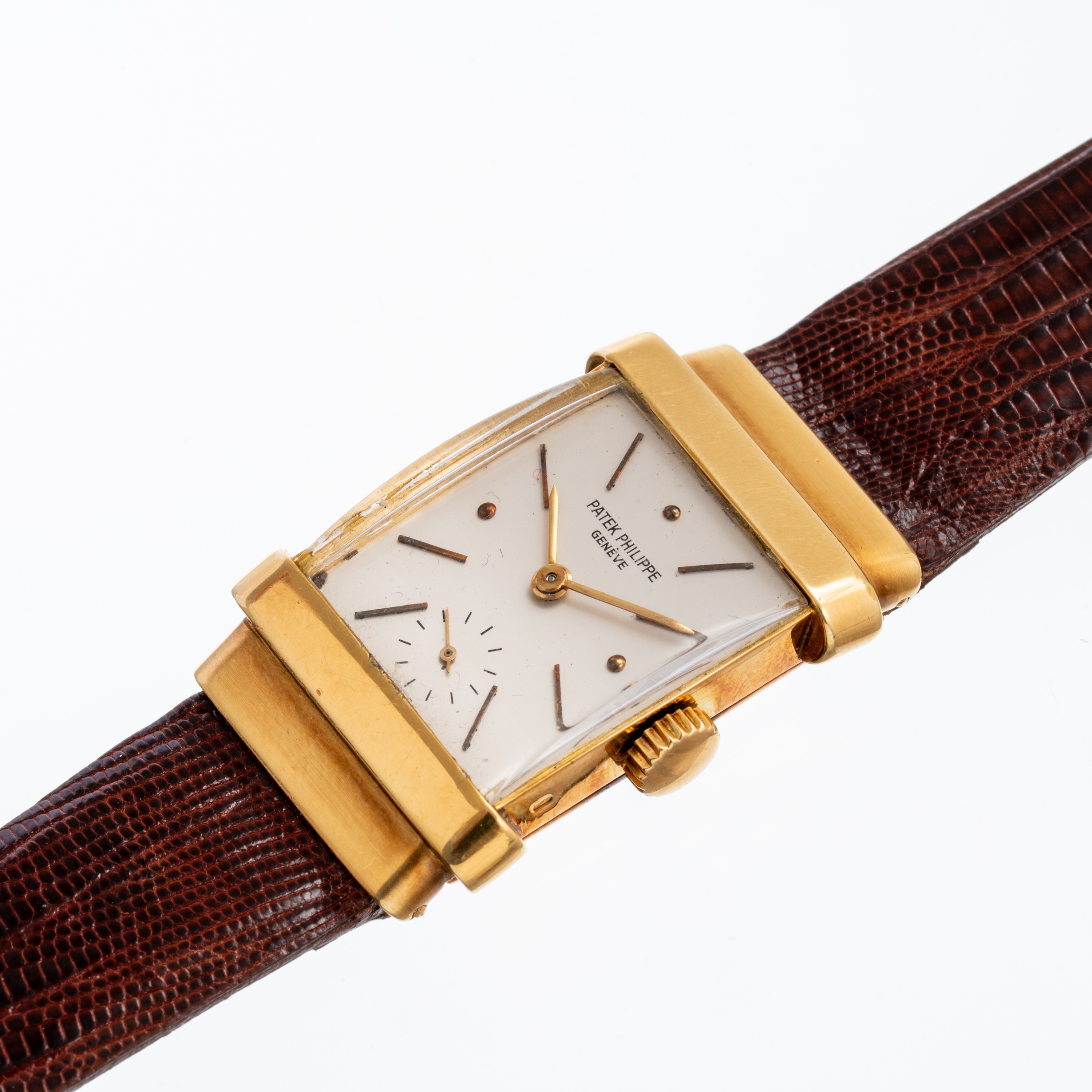 Patek Philippe - Cinesino 1450 — orologio solo tempo in oro giallo 18 kt a carica manuale con pic...