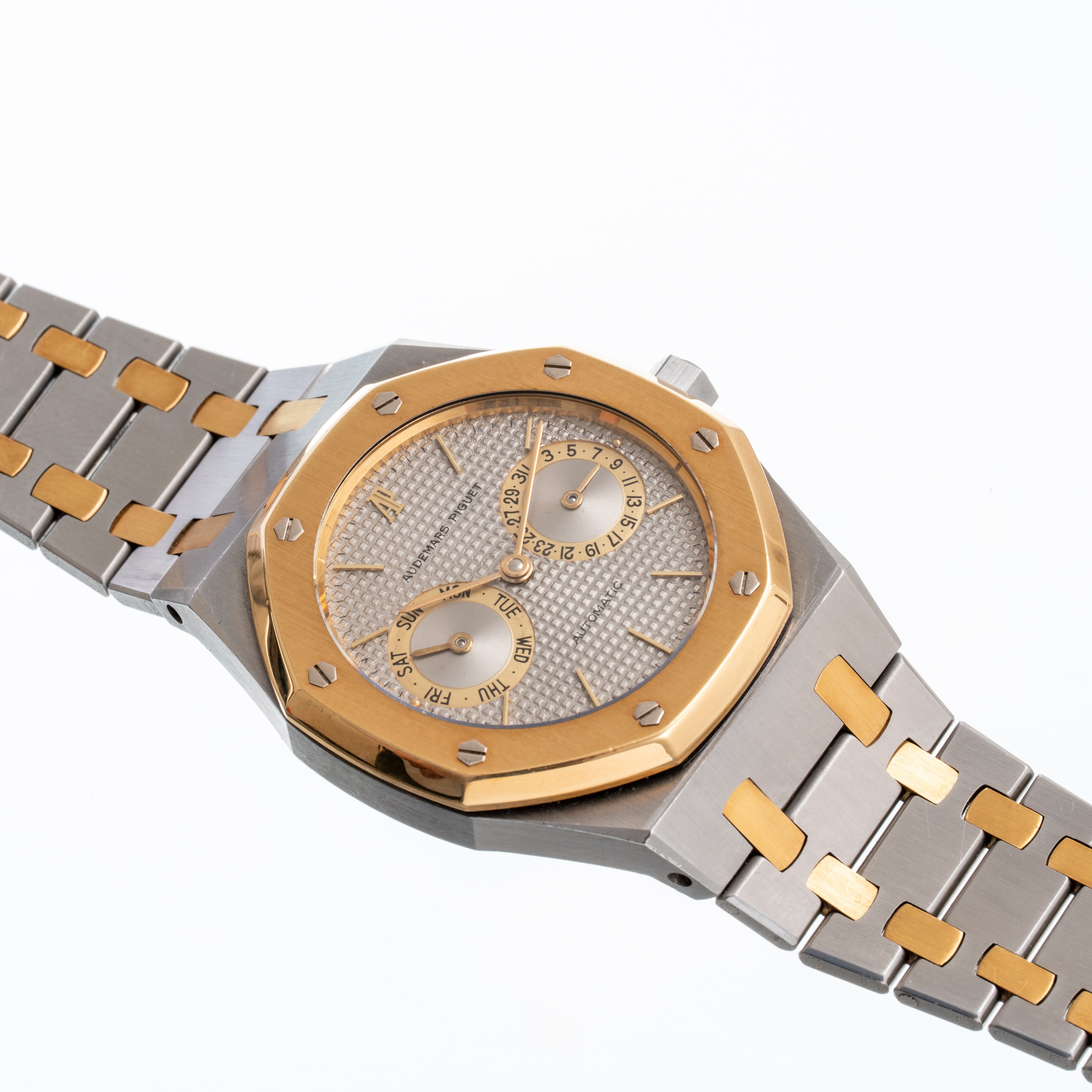 Audemars Piguet - Royal Oak Day Date 25572SA, orologio automatico in acciaio e oro 18 kt
