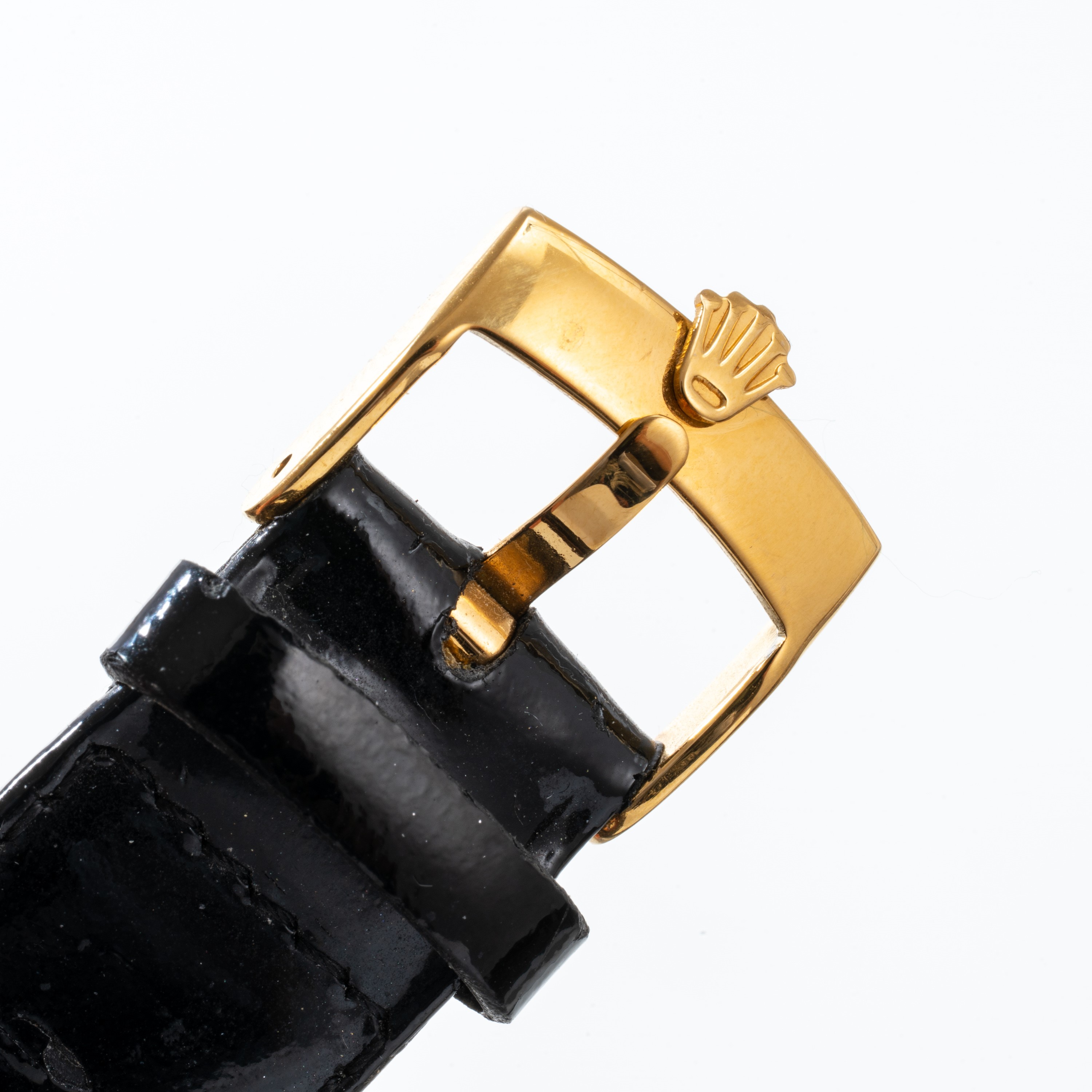 Rolex, Orologio Solo Tempo a carica manuale in oro giallo 18 kt con quadrante argenteo