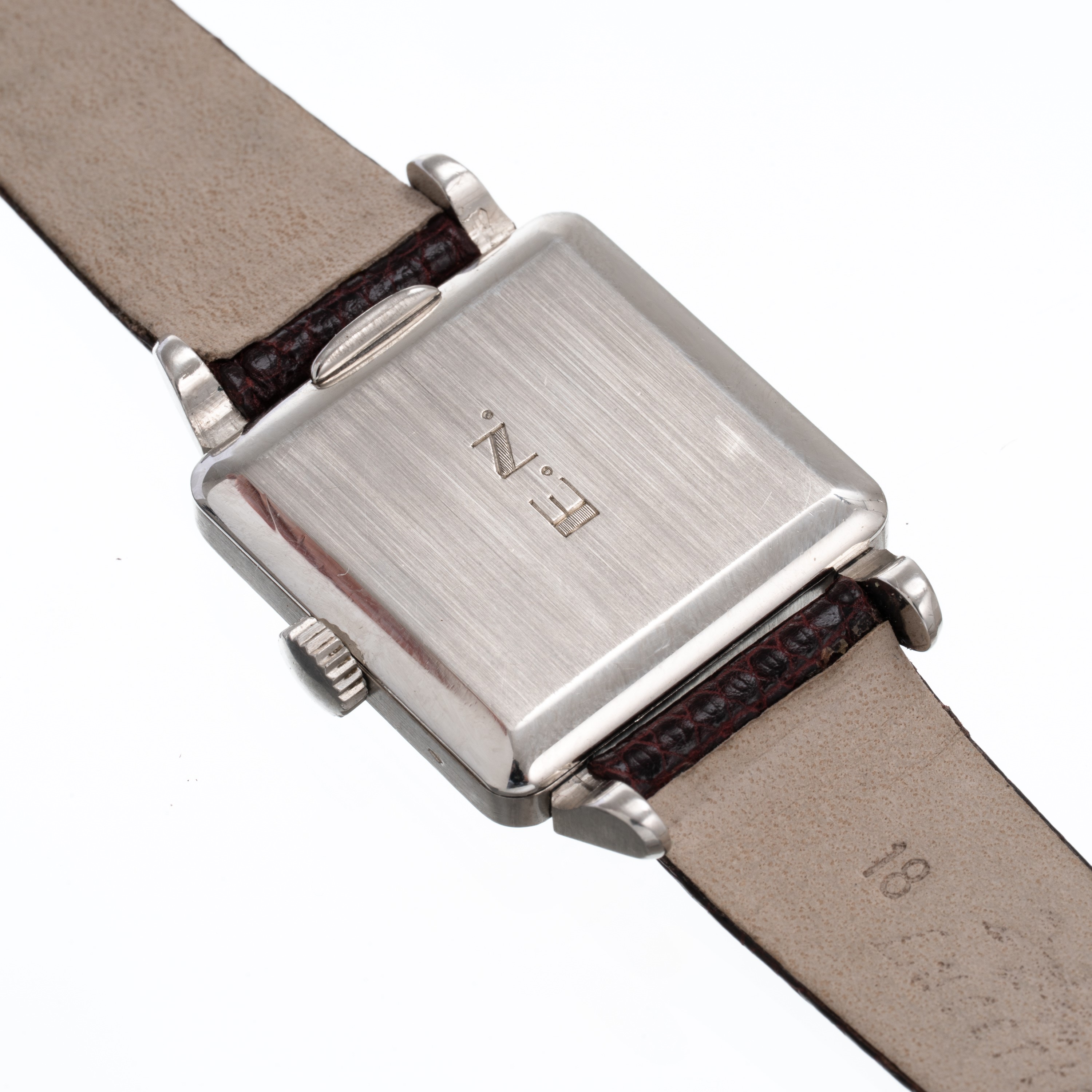 Patek Philippe - Cioccolatone 2422, orologio solo tempo a carica manuale in platino con quadrante...