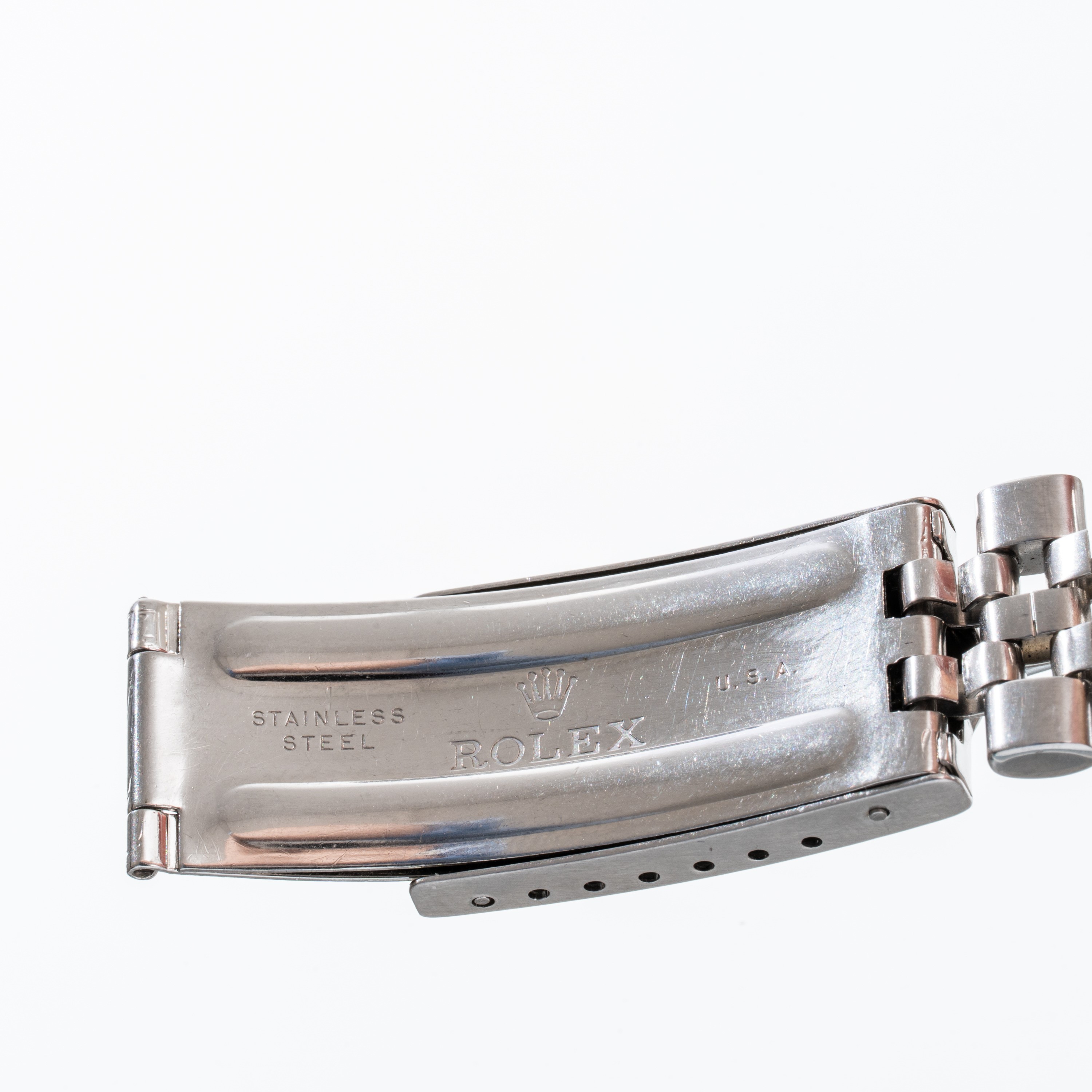 Rolex - Datejust “Wide Boy” 1601, orologio automatico in acciaio con quadrante argenté e braccial...