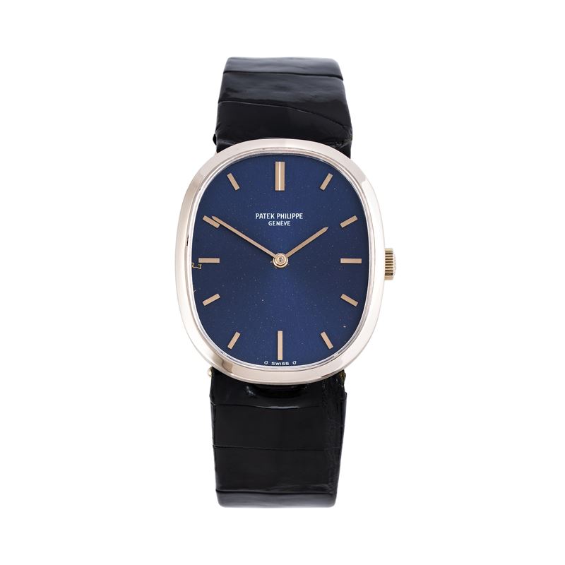 Patek Philippe - Ellipse 3548 — Orologio solo tempo a carica manuale in oro bianco 18 kt con quad...
