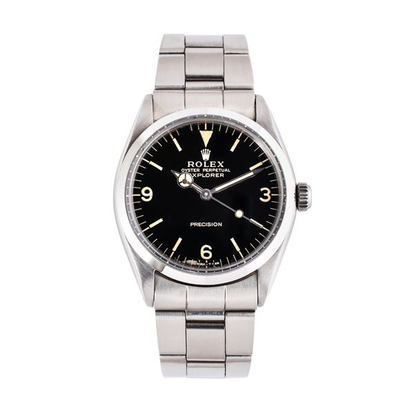 ROLEX - ROLEX - PRECISION EXPLORER OROLOGIO SOLO TEMPO IN ACCIAIO A CARICA AUTOMATICA CON QUADRANTE GILT EXPLORER