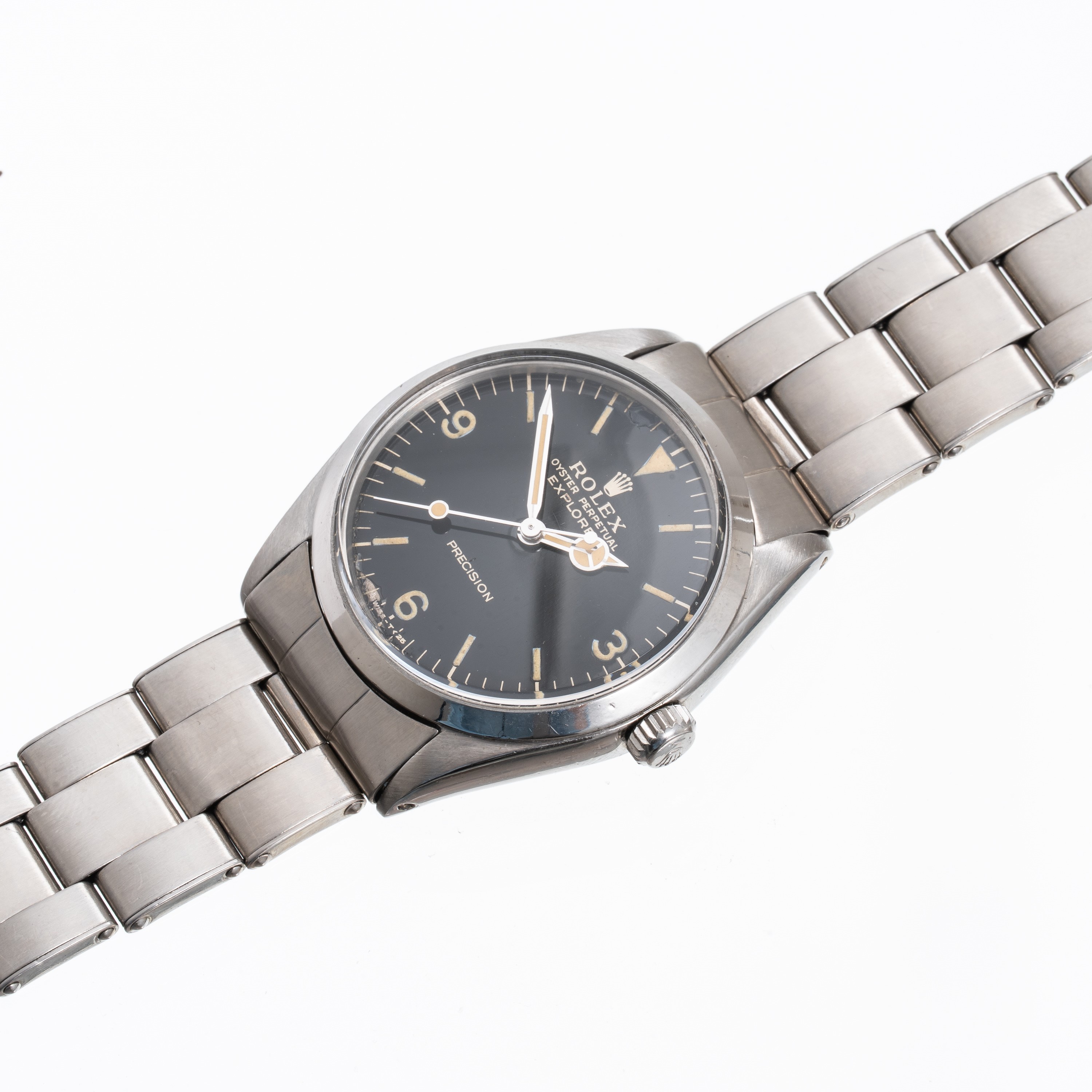 Rolex - Precision Explorer ref. 5500, 1967 — orologio solo tempo automatico in acciaio con quadra...