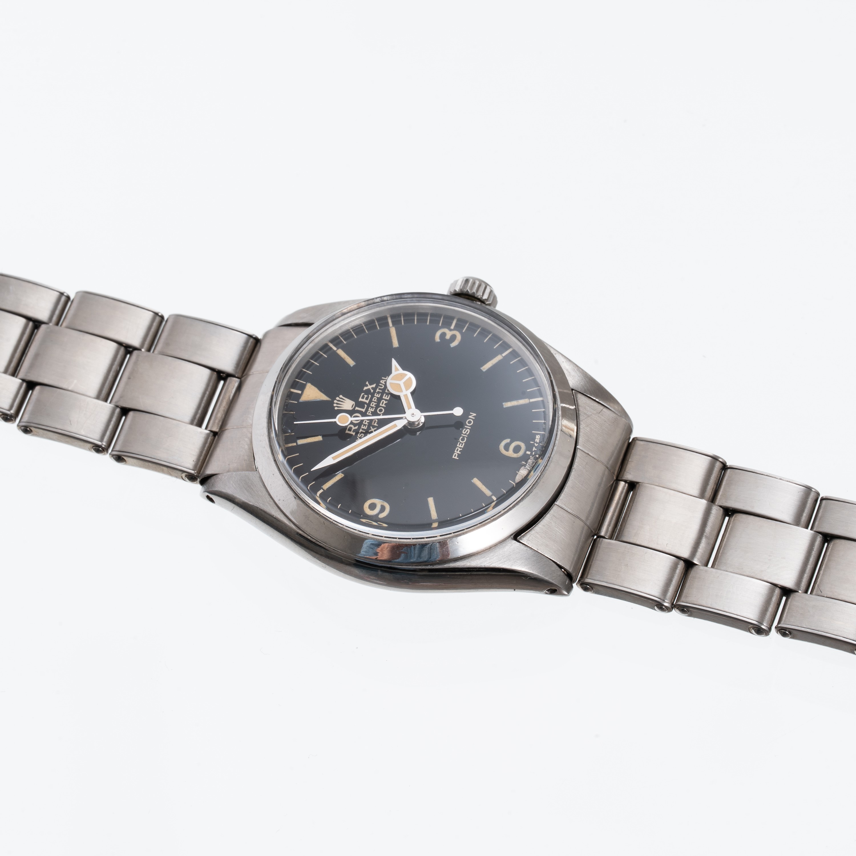Rolex - Precision Explorer ref. 5500, 1967 — orologio solo tempo automatico in acciaio con quadra...