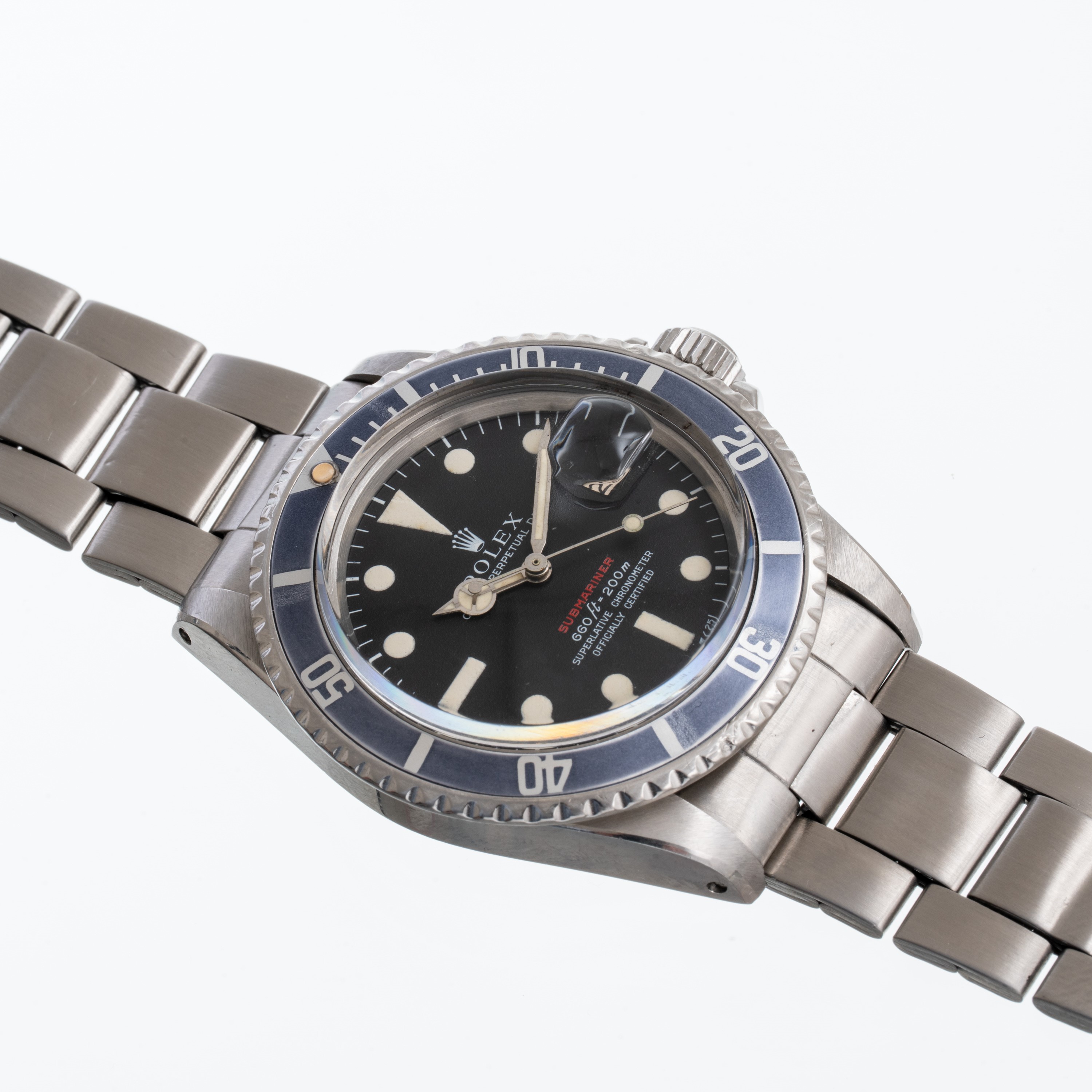 Rolex, Rolex - Submariner 1680, orologio subacqueo automatico in acciaio con datario