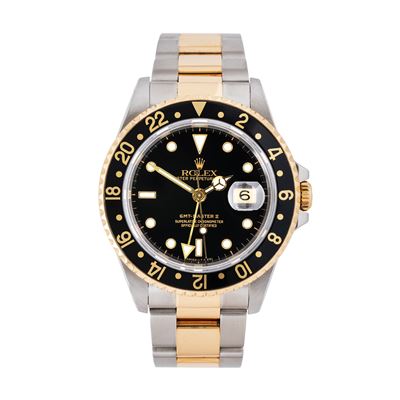 GMT Master II Ref. 16713 (1992), acciaio e oro giallo 18kt con quadrante nero