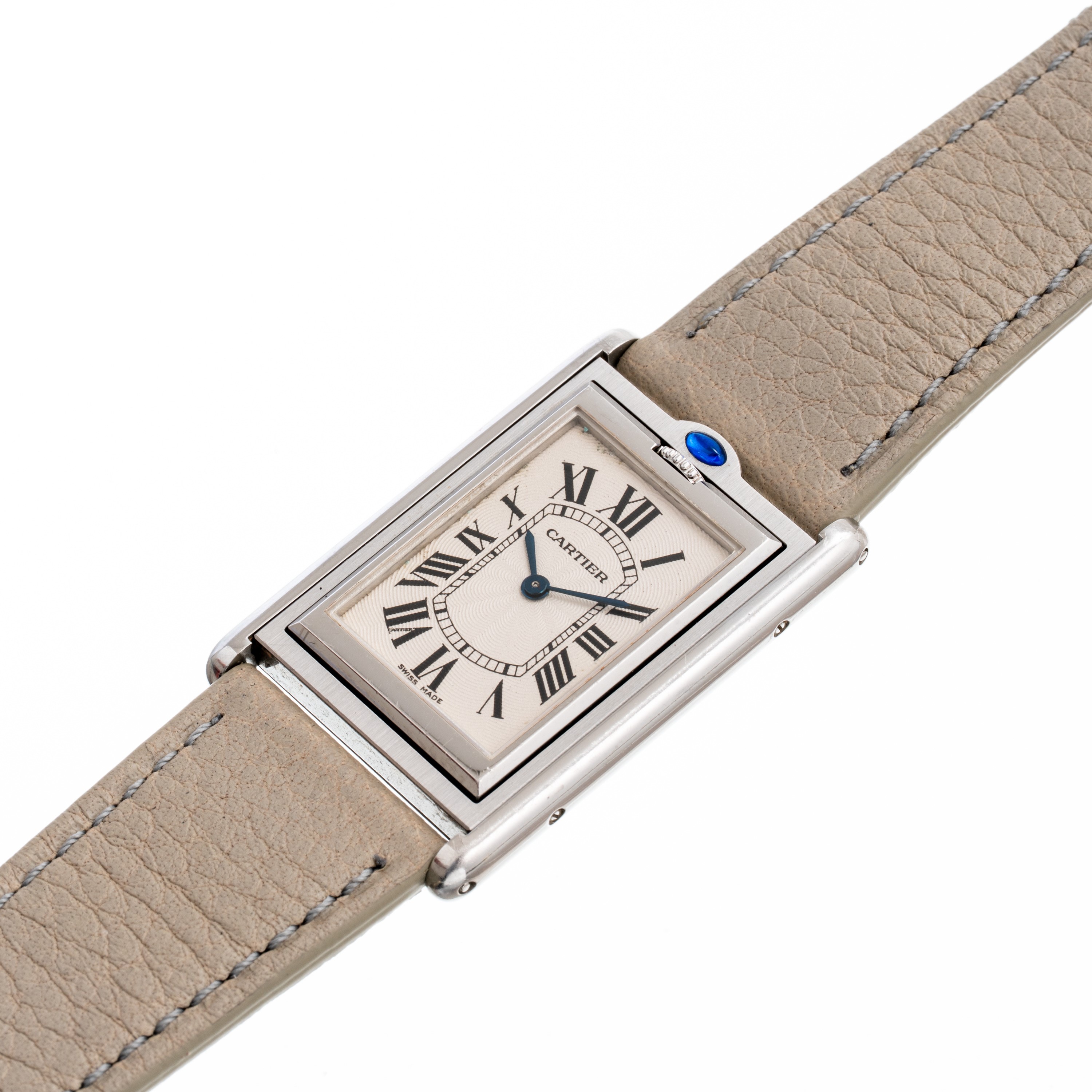 Cartier - Basculante Mécanique 2390, orologio solo tempo a carica manuale