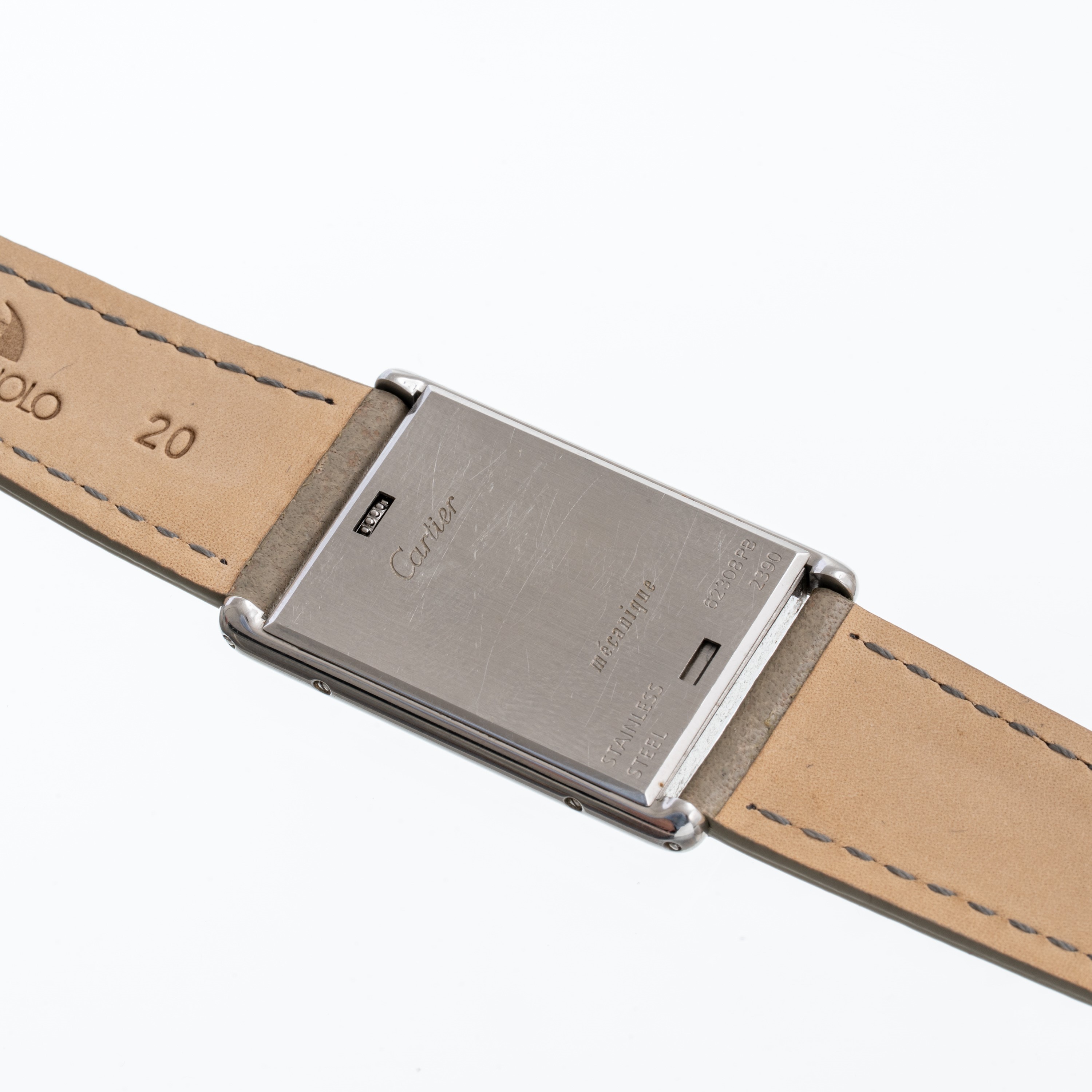 Cartier - Basculante Mécanique 2390, orologio solo tempo a carica manuale