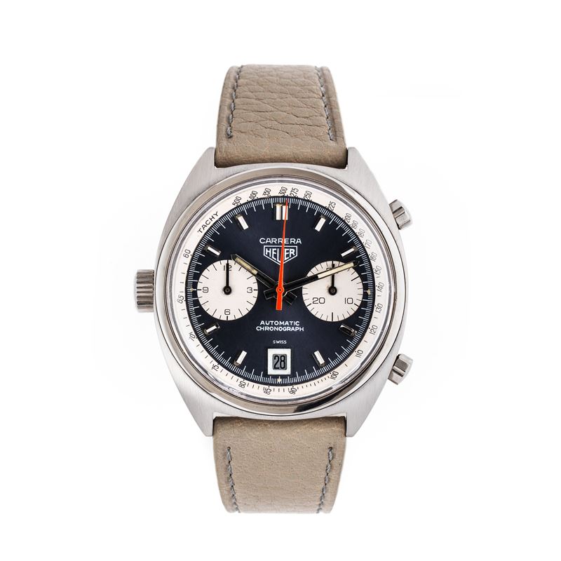 Heuer - Carrera 1153, cronografo automatico in acciaio (1972)