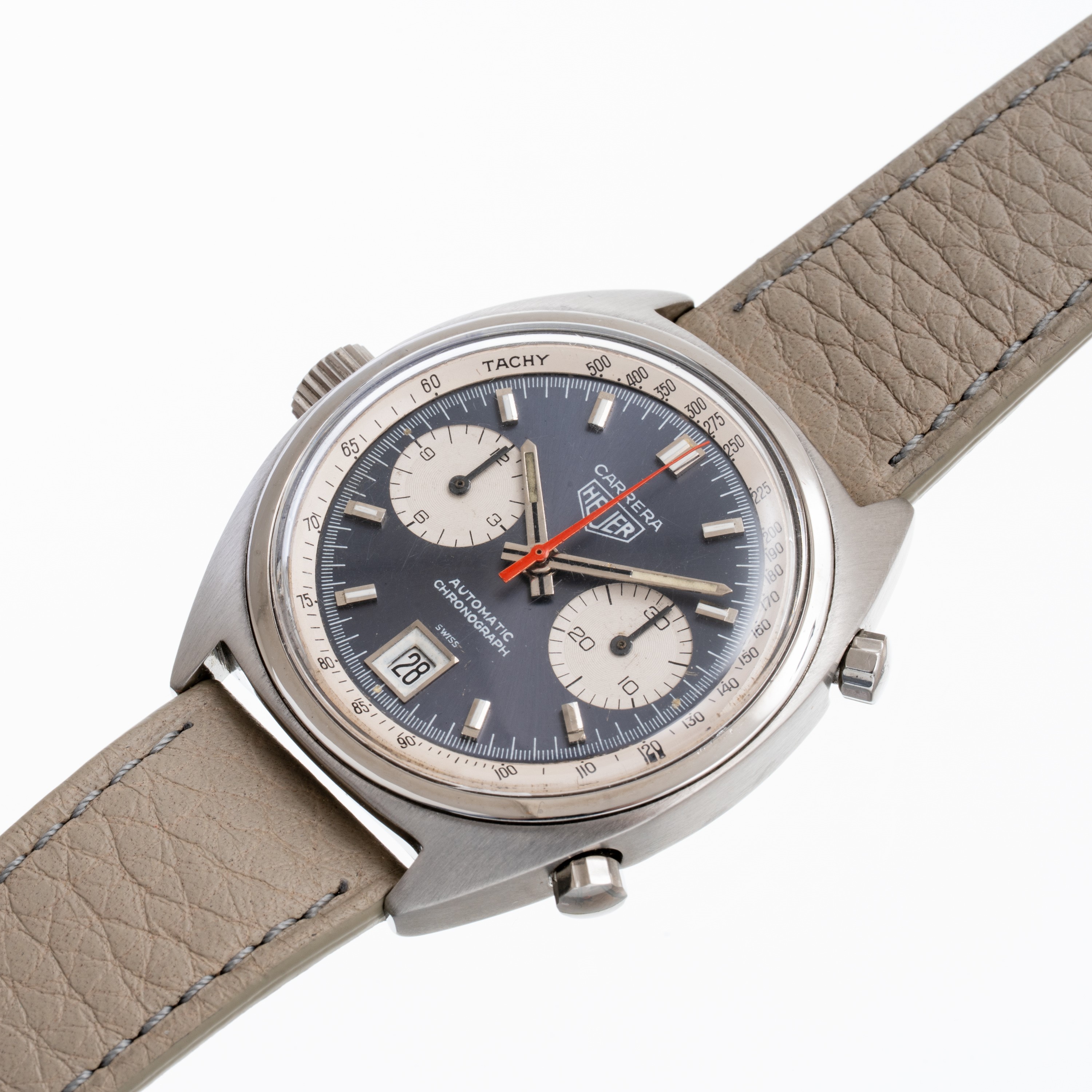 Heuer - Carrera 1153, cronografo automatico in acciaio (1972)