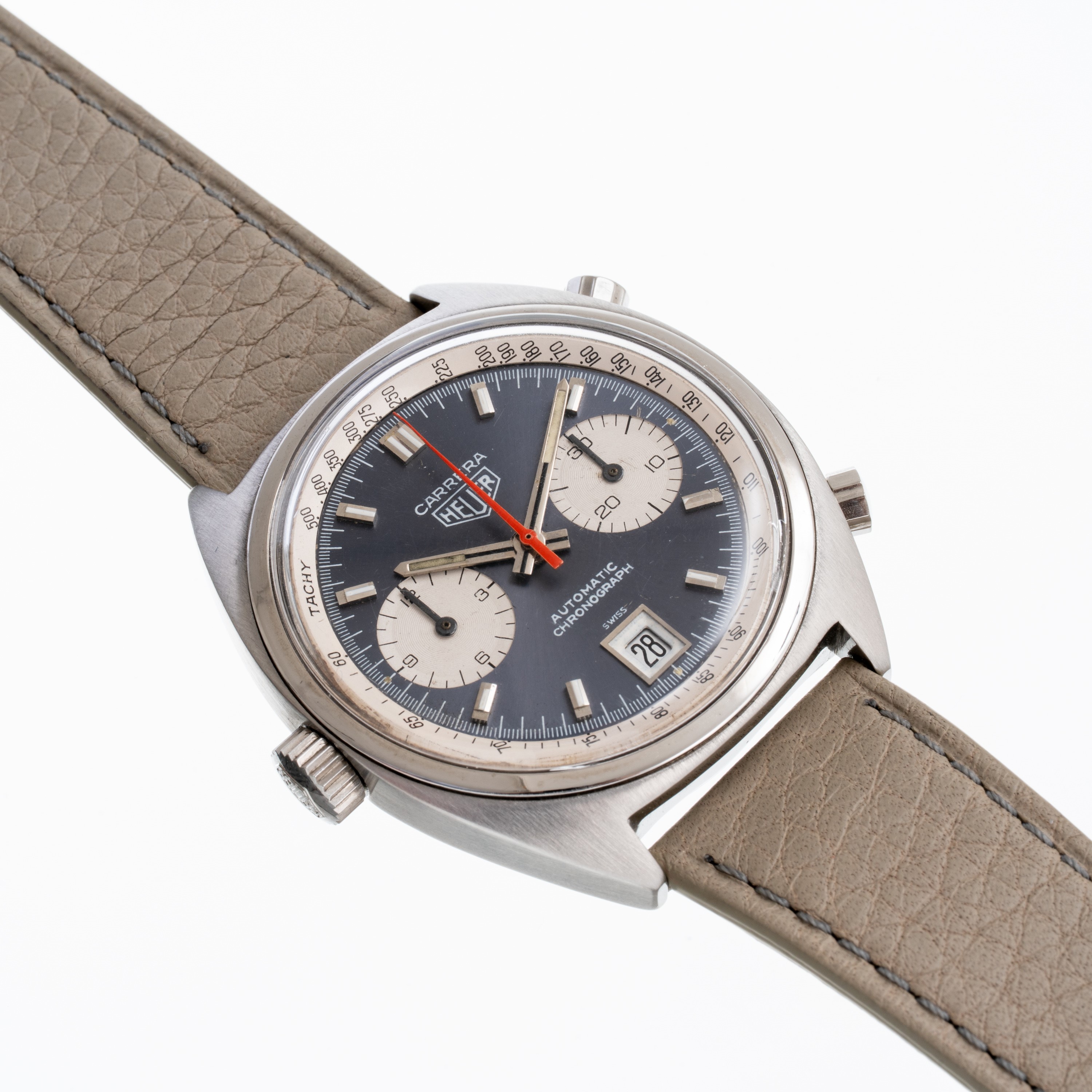 Heuer - Carrera 1153, cronografo automatico in acciaio (1972)